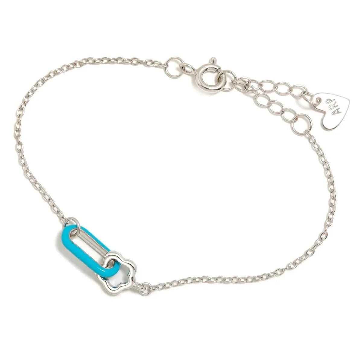 PULSERA FLOR LINK AGUA - Agatha Ruiz de la Prada