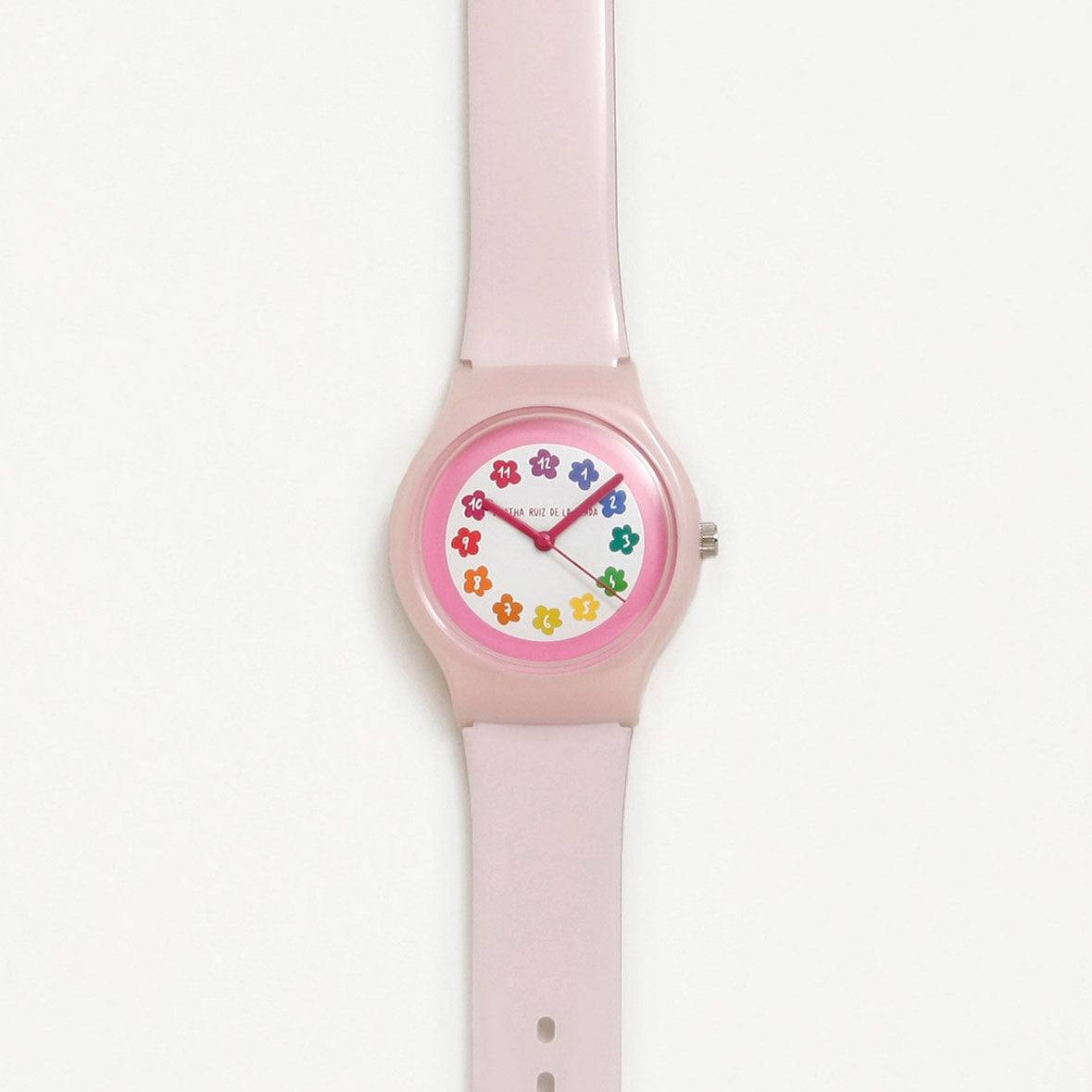 RELOJ ROSA ESTRELLAS PEQUEÑO