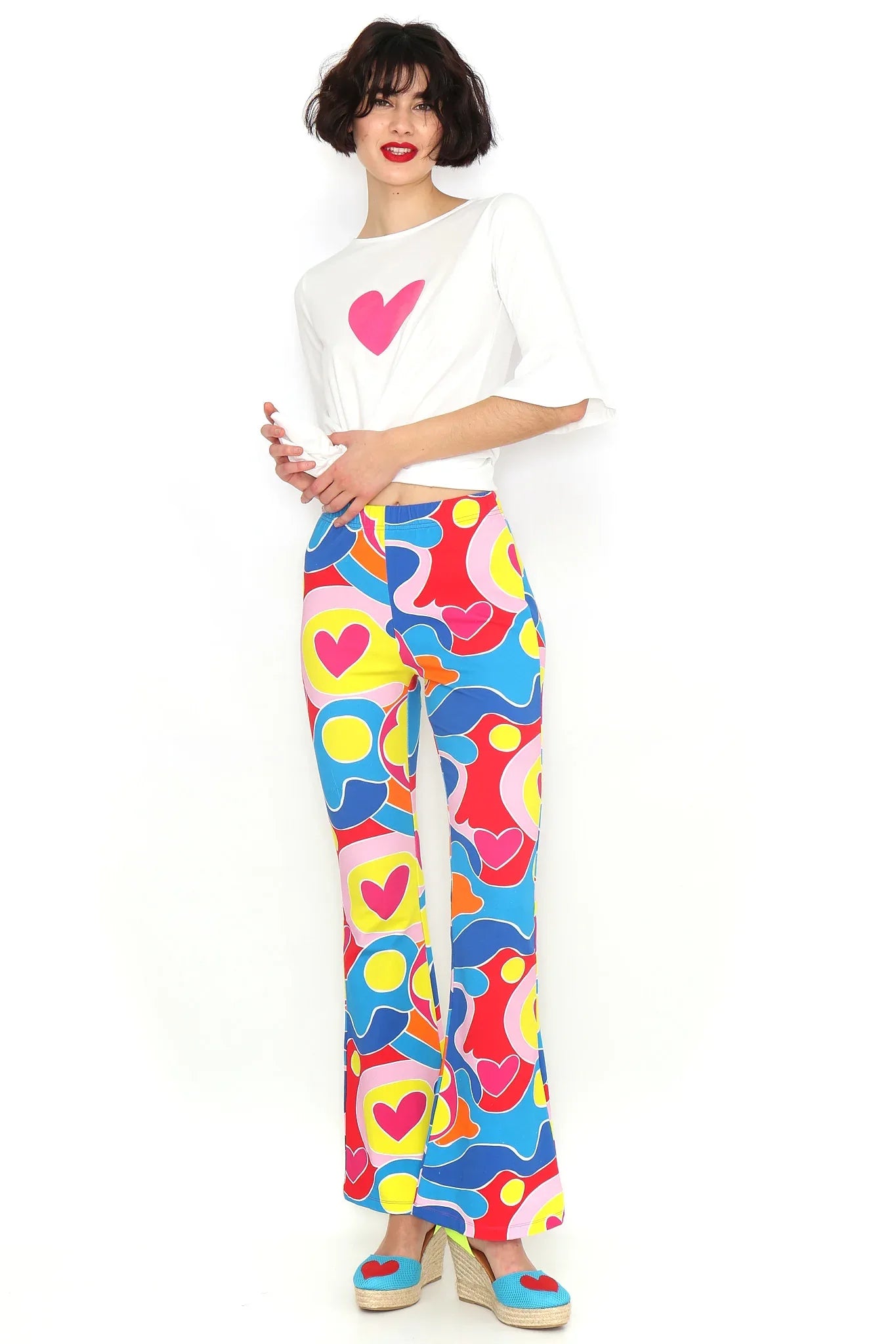 PANTALON MULTICOLOR FLARE - Agatha Ruiz de la Prada