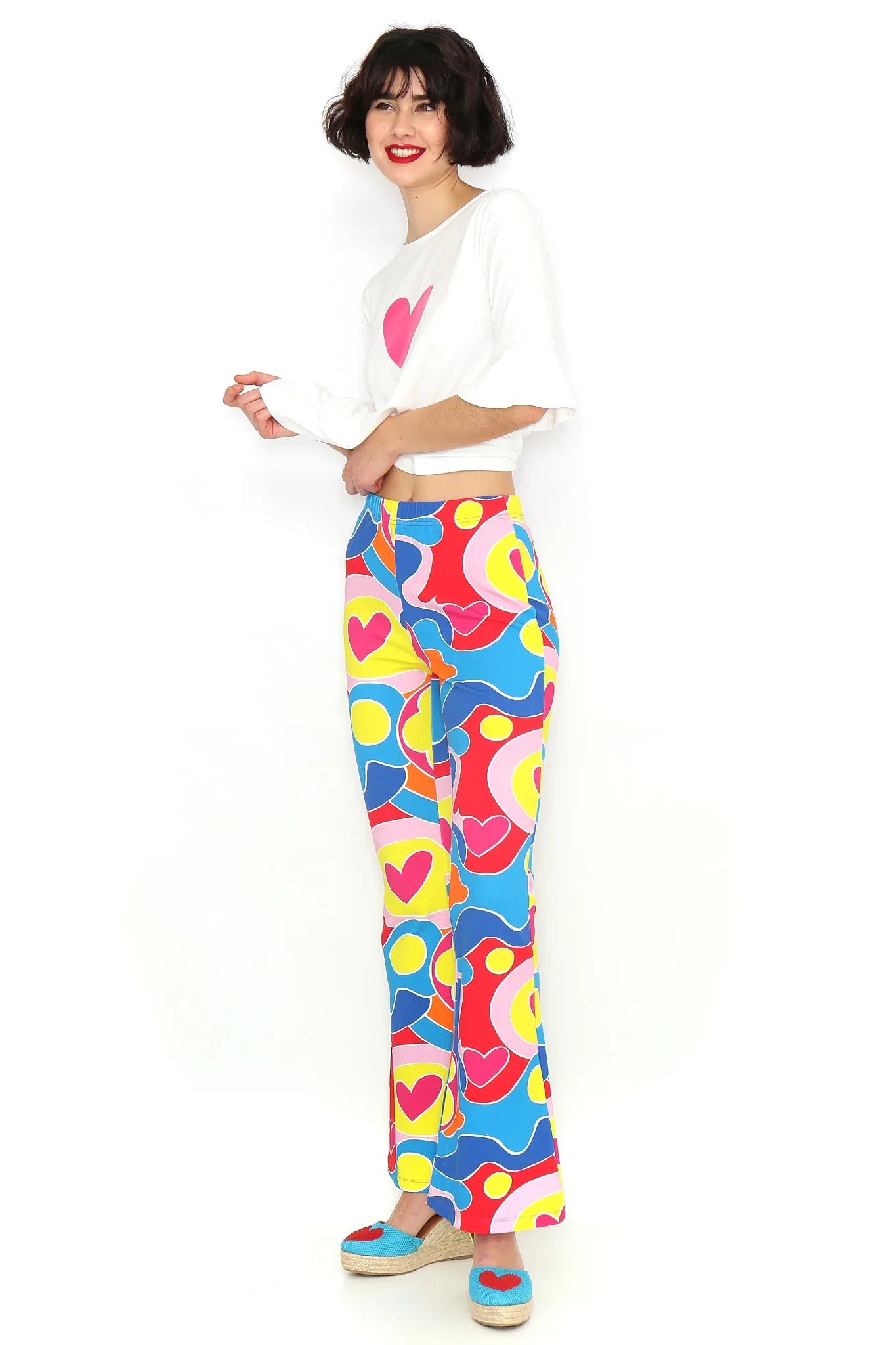 PANTALON MULTICOLOR FLARE - Agatha Ruiz de la Prada