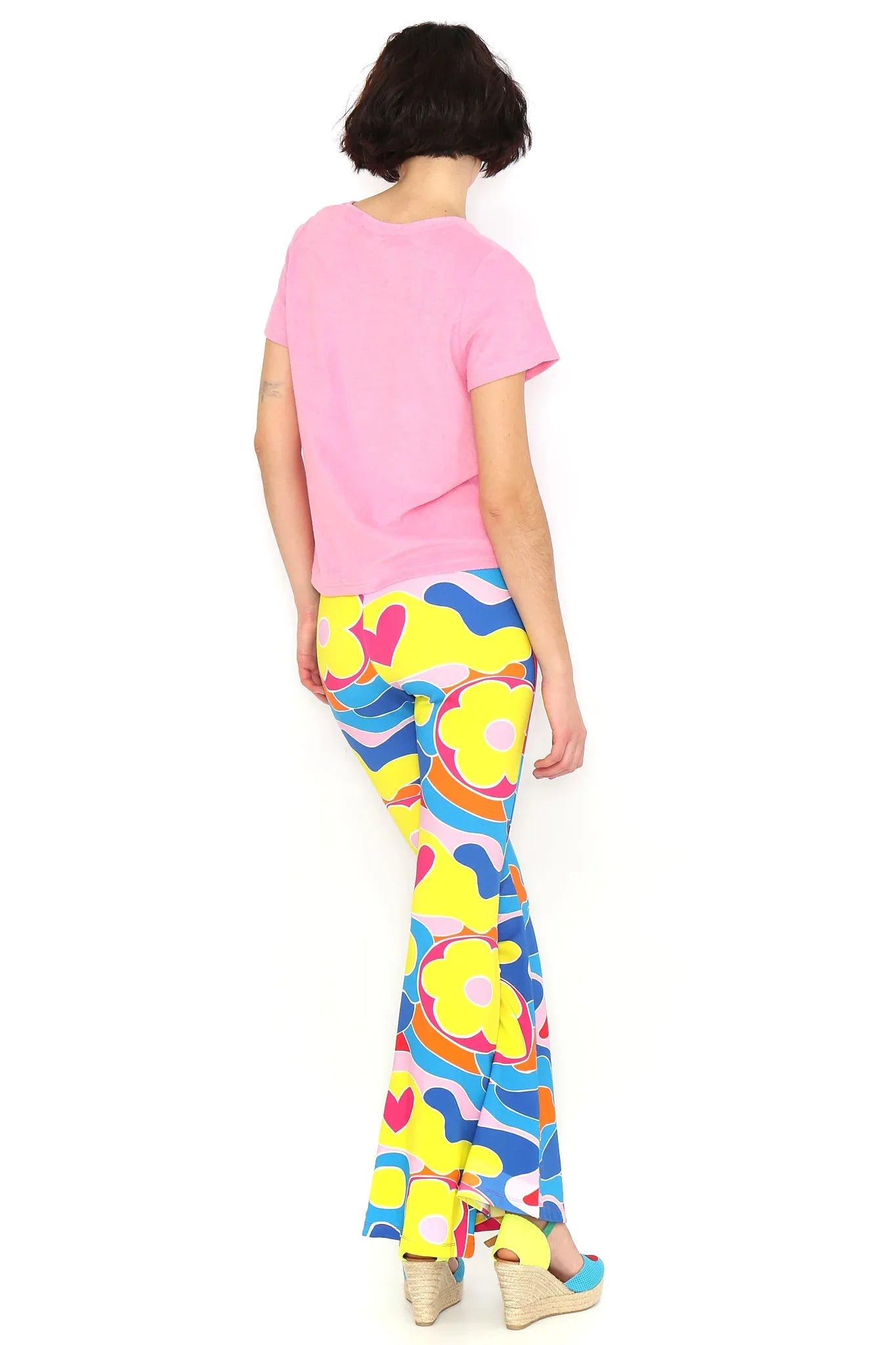 Camiseta rizo rosa bolsillo azul - Agatha Ruiz de la Prada