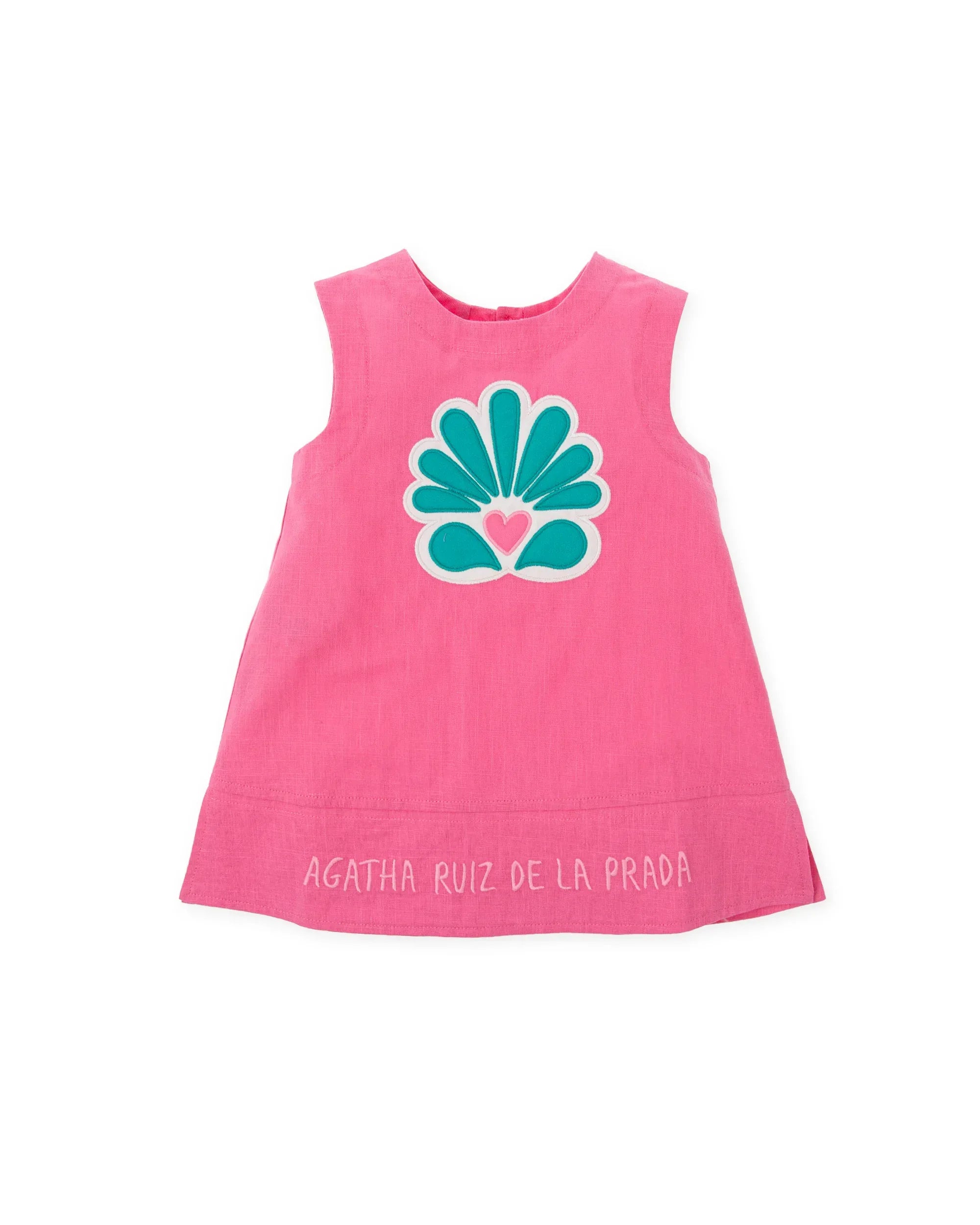 VESTIDO ALGODÓN FUCSIA INDIA - Agatha Ruiz de la Prada