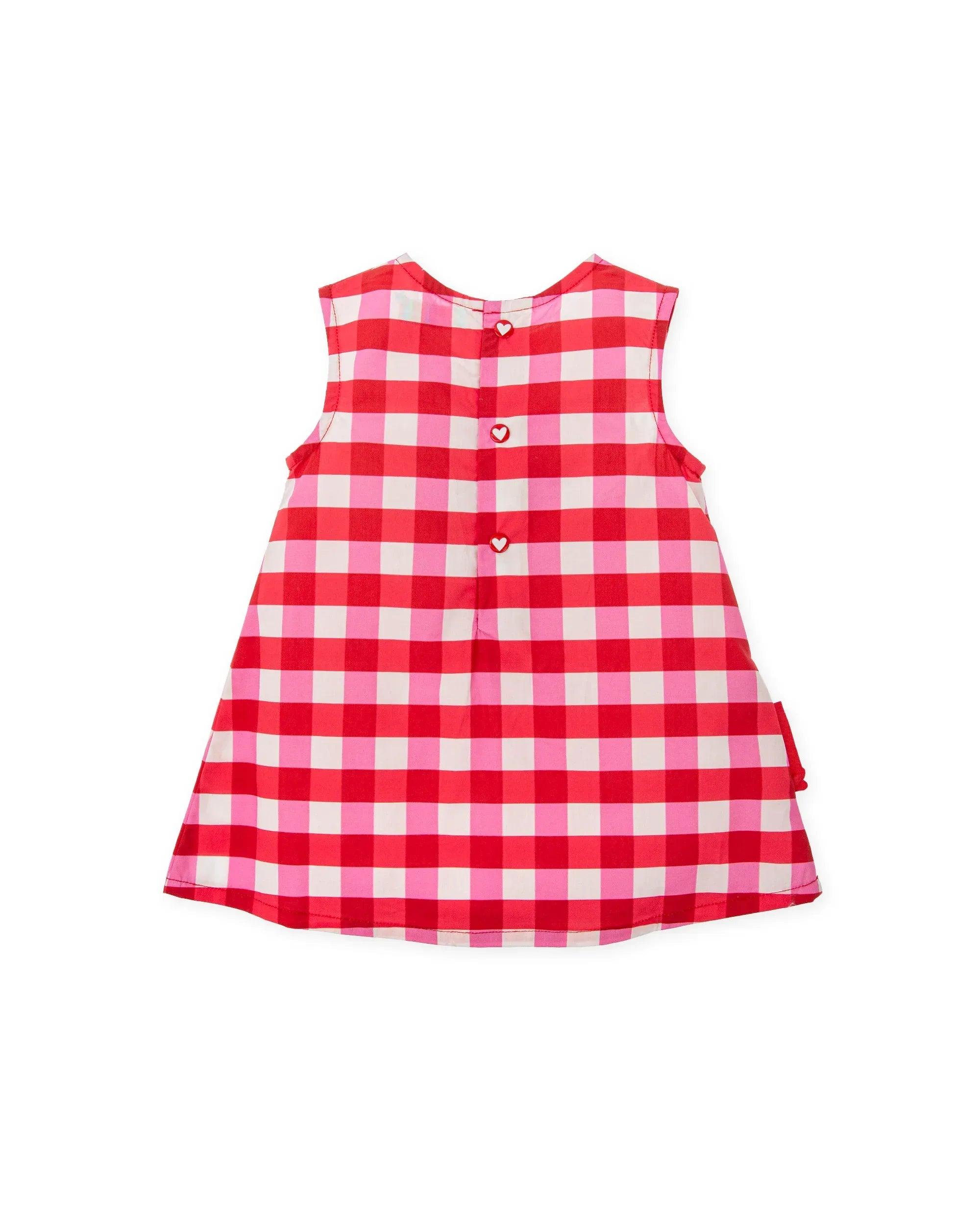 VESTIDO VICHY ROJO SIN MANGAS - Agatha Ruiz de la Prada