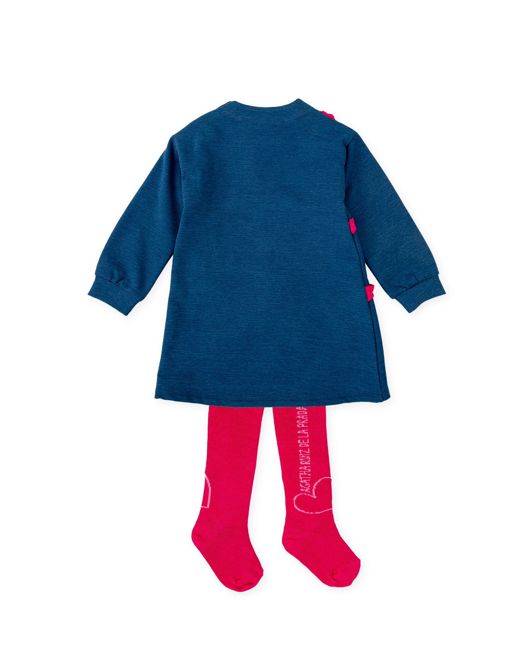 VESTIDO INDIGO CON LEOTARDOS