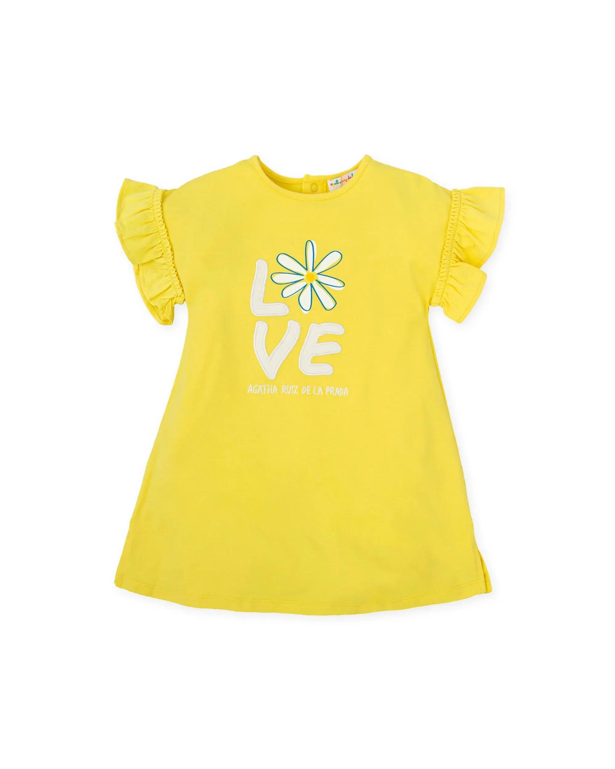 VESTIDO AMARILLO LOVE - Agatha Ruiz de la Prada