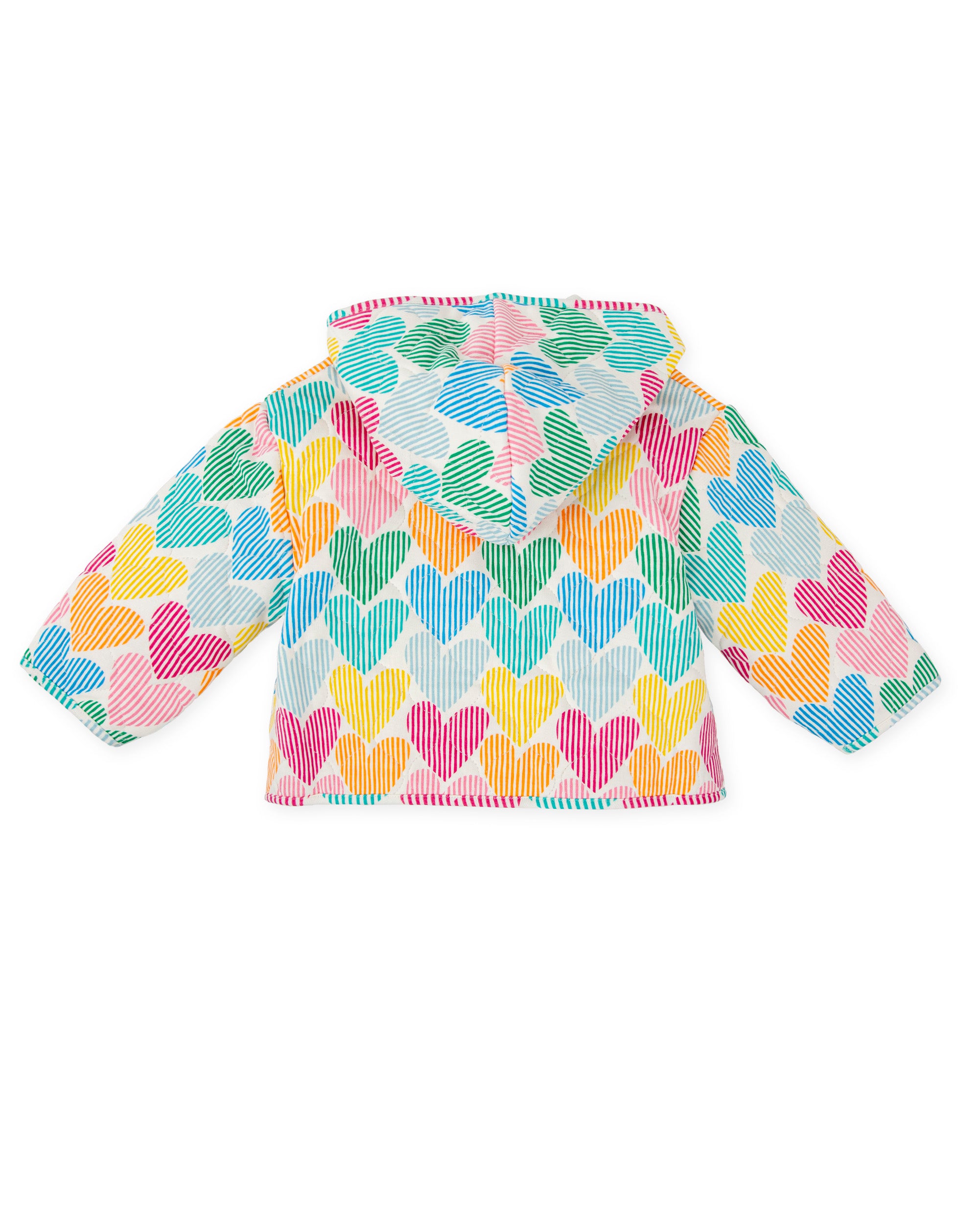 COAT INTERLOCK QUILTED HEARTS JACKET