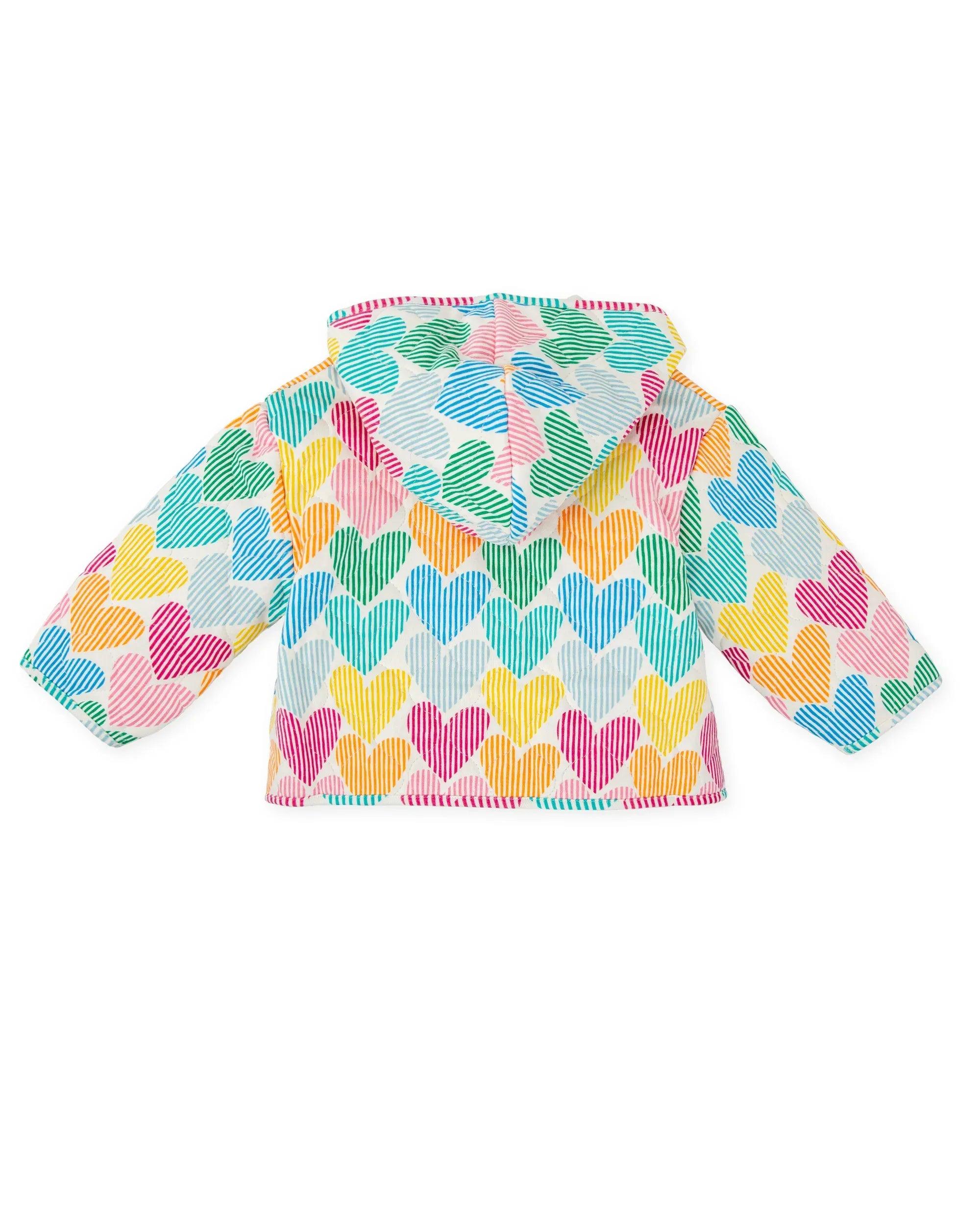 ABRIGO CHAQUETON INTERLOCK CORAZONES ACOLCHADO - Agatha Ruiz de la Prada