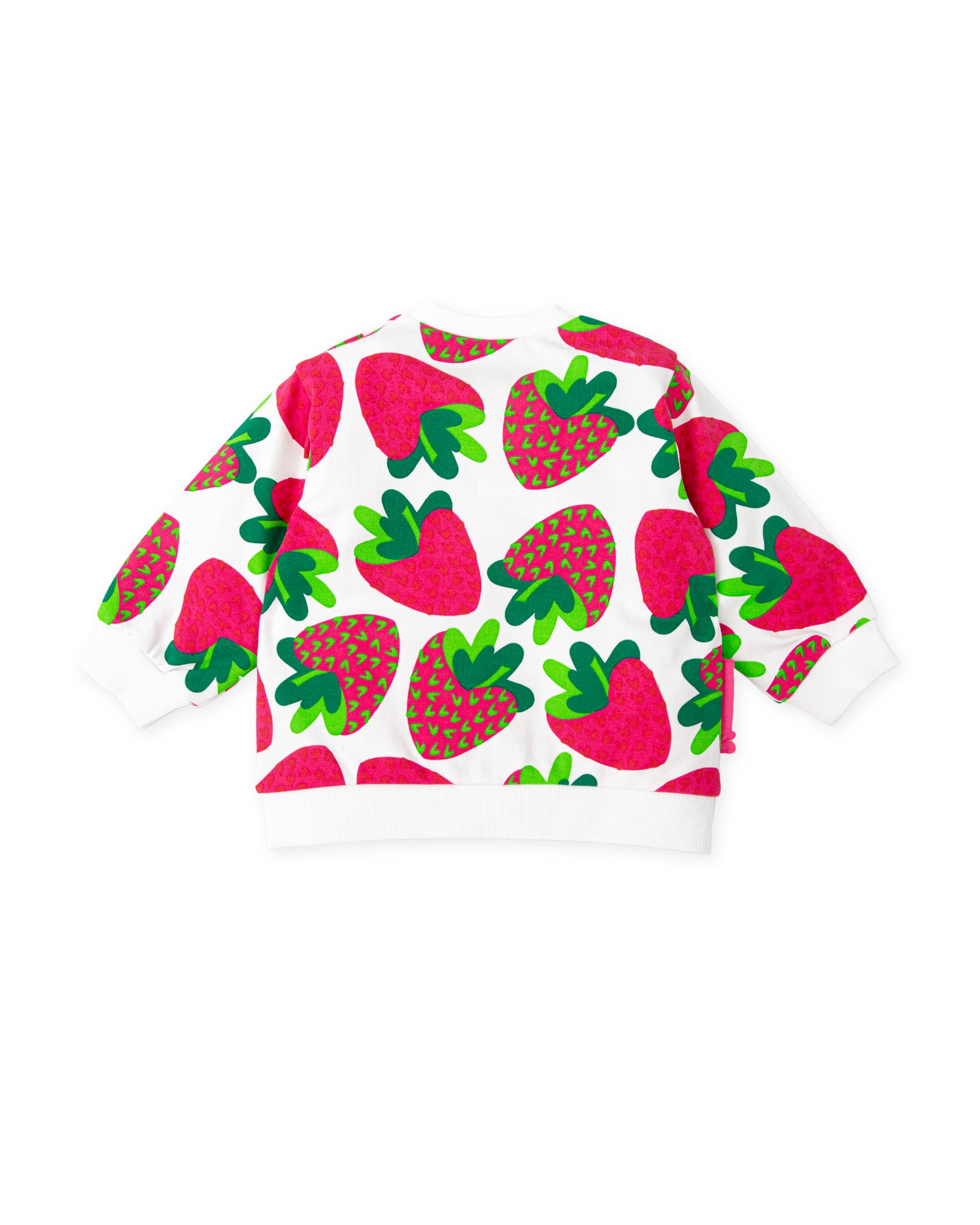 SUDADERA FRESAS FUCSIAS