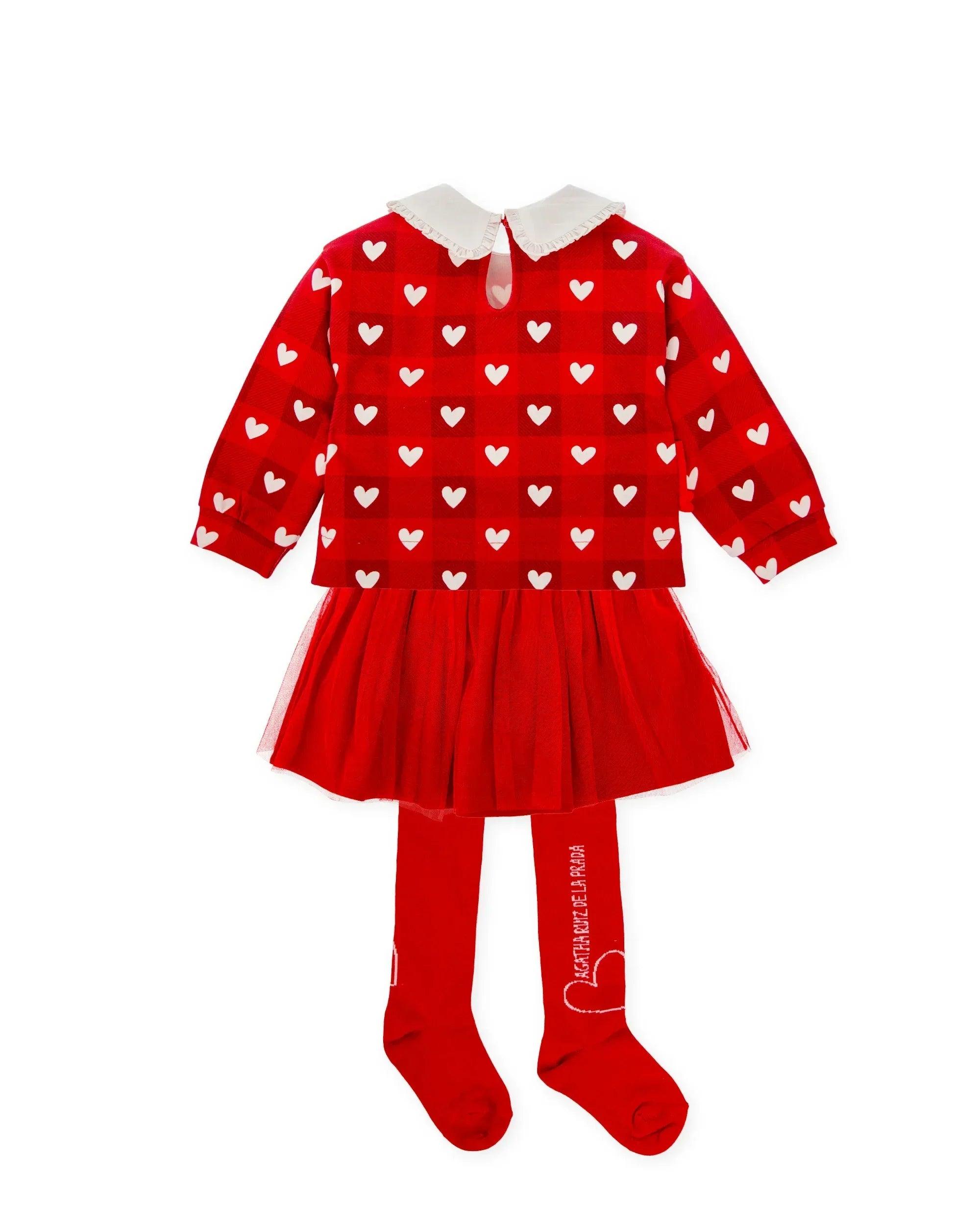 CONJUNTO FALDA + CAMISETA ROJO - Agatha Ruiz de la Prada
