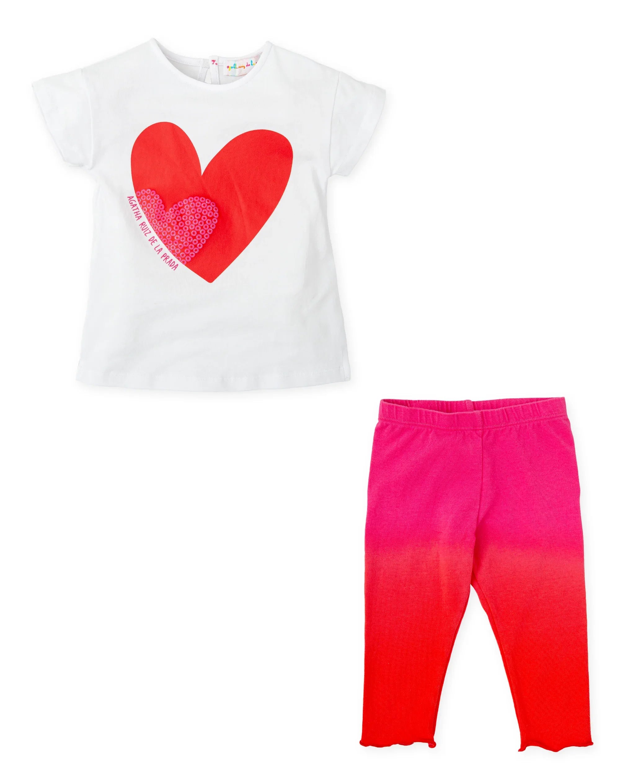 CONJUNTO LEGGINS CORAZON - Agatha Ruiz de la Prada
