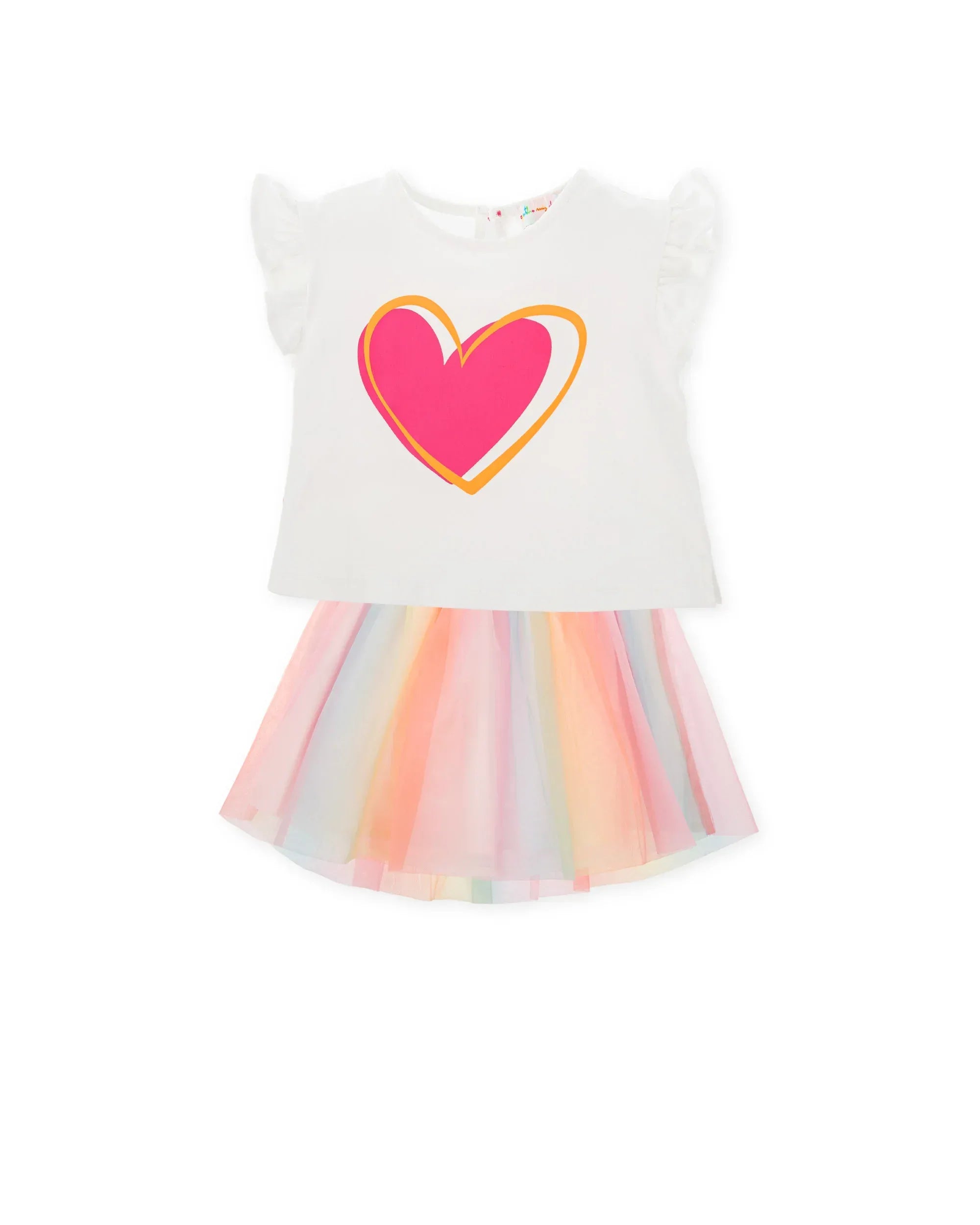 CONJUNTO FALDA TUL + CAMISETA CORAZON - Agatha Ruiz de la Prada