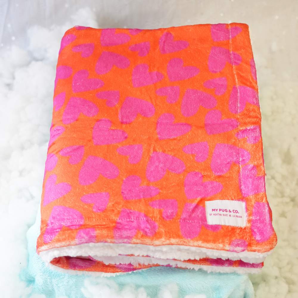 Manta Corazones para Perros