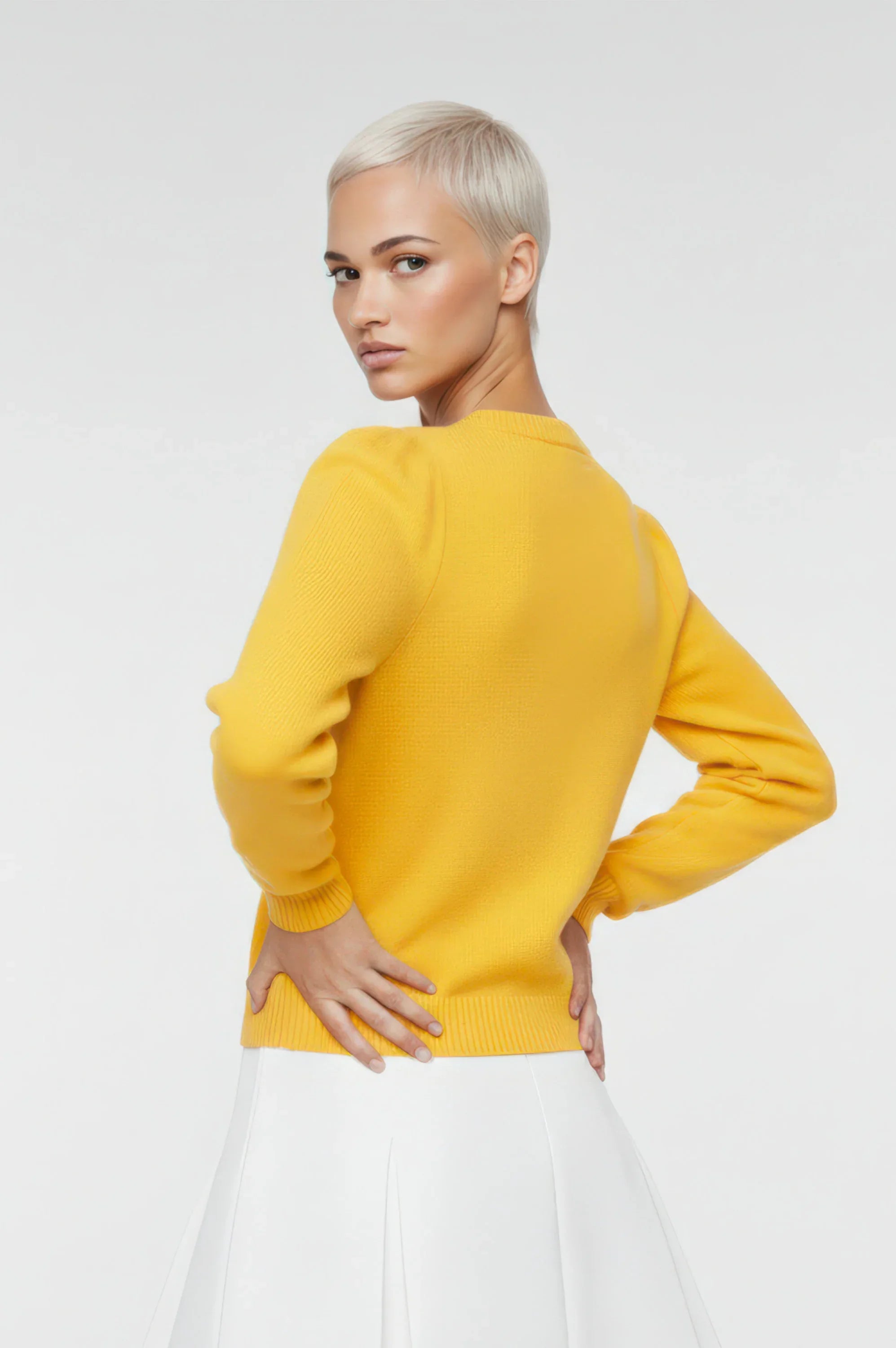 JERSEY ALGODON MUJER AMARILLO NUBE NARANJA - Agatha Ruiz de la Prada