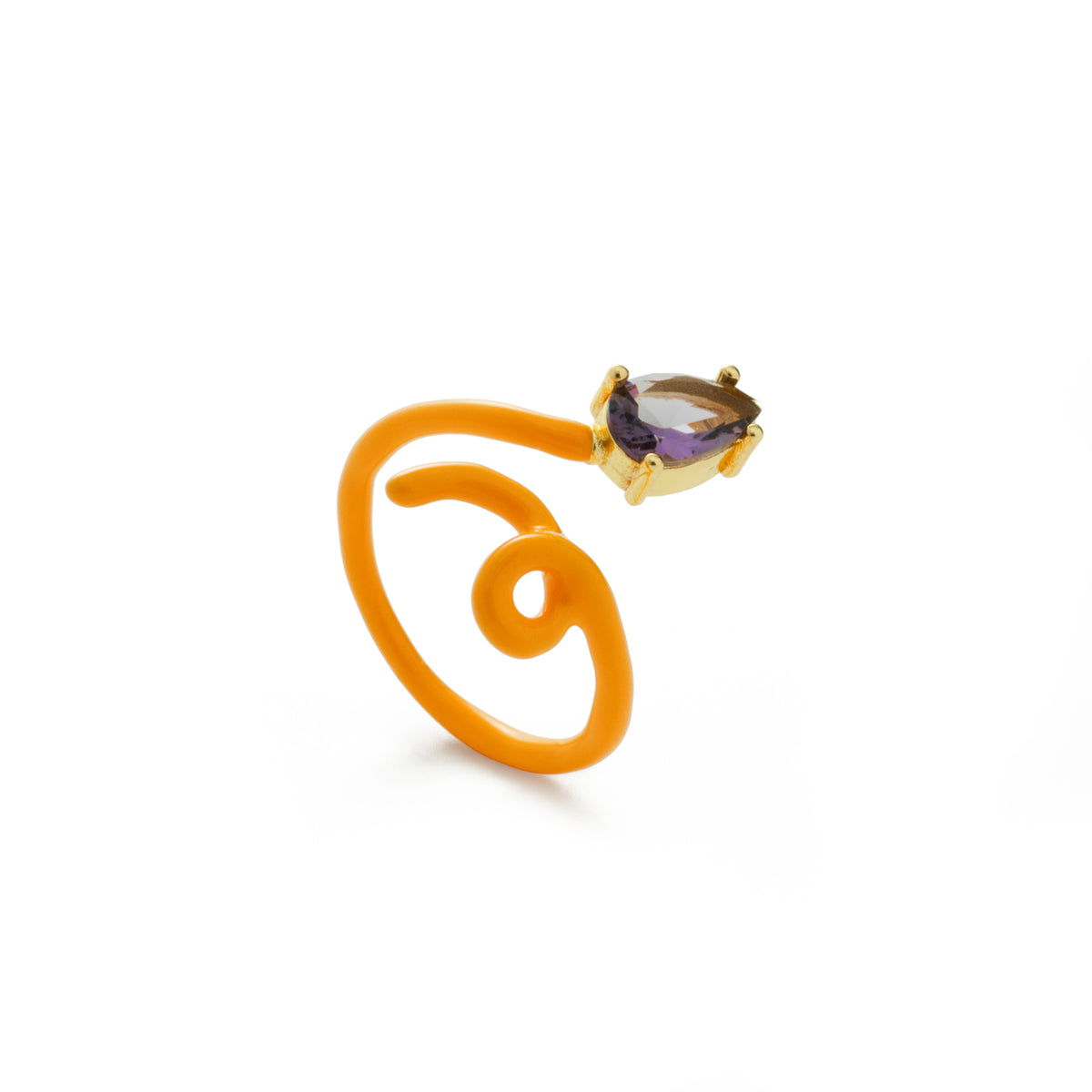 ORANGE SKETCH RING