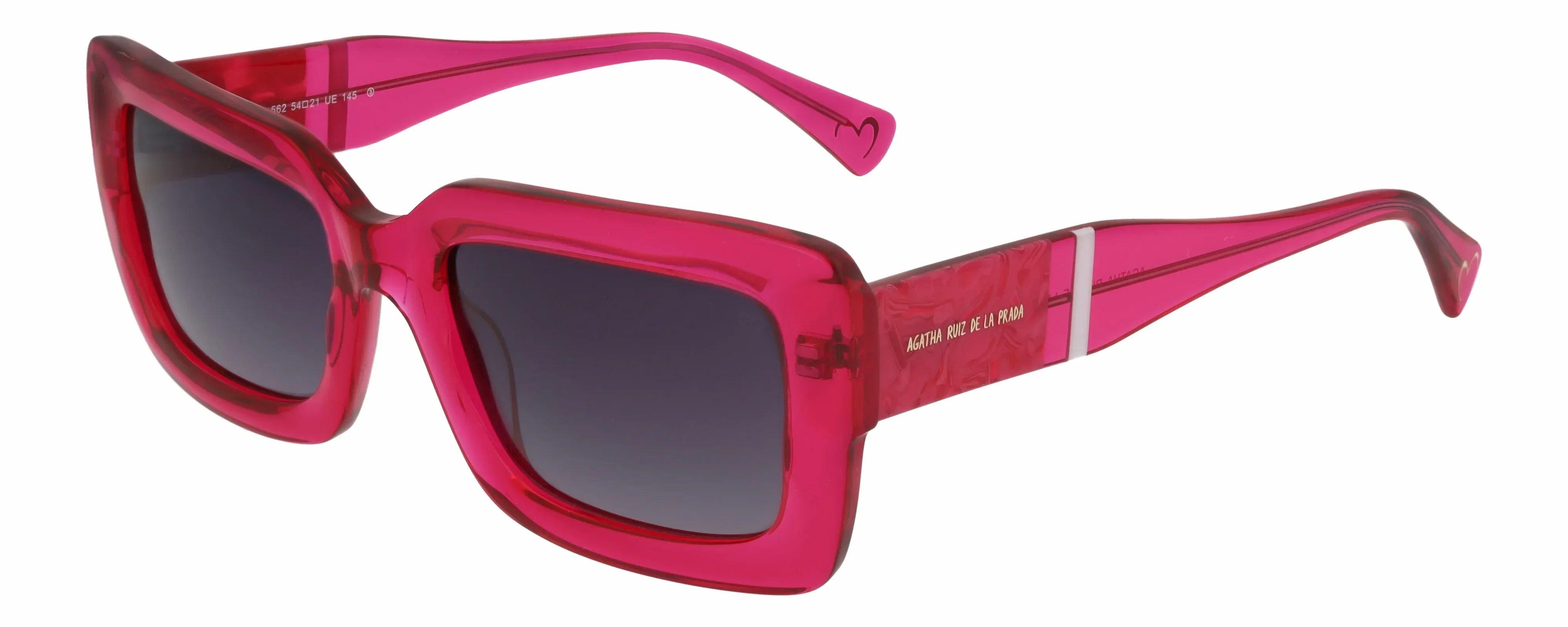 GAFA SOL FUCSIA Y PATILLA ESTAMPADA - Agatha Ruiz de la Prada