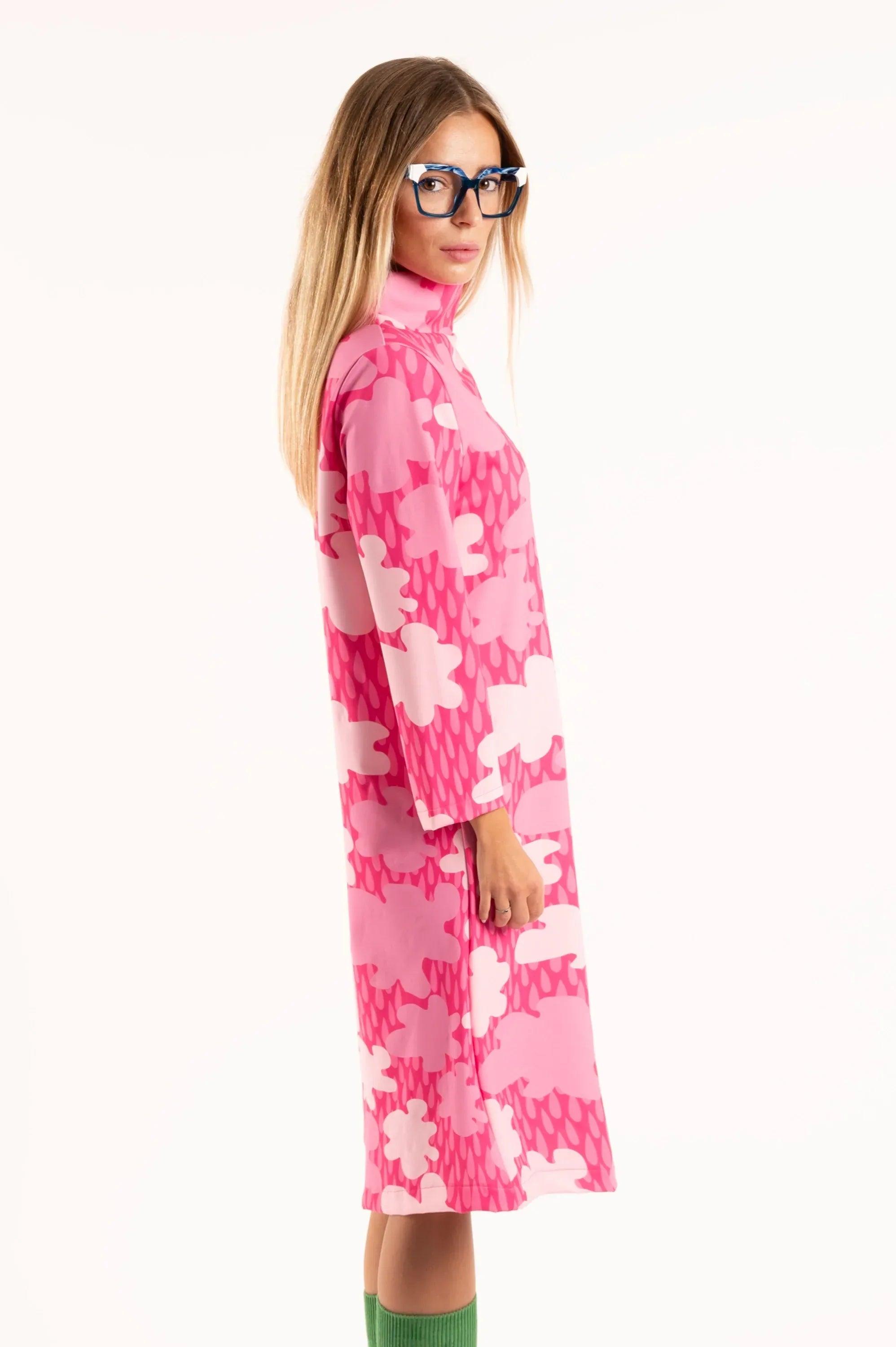 VESTIDO CORTO NUBES ROSA - Agatha Ruiz de la Prada