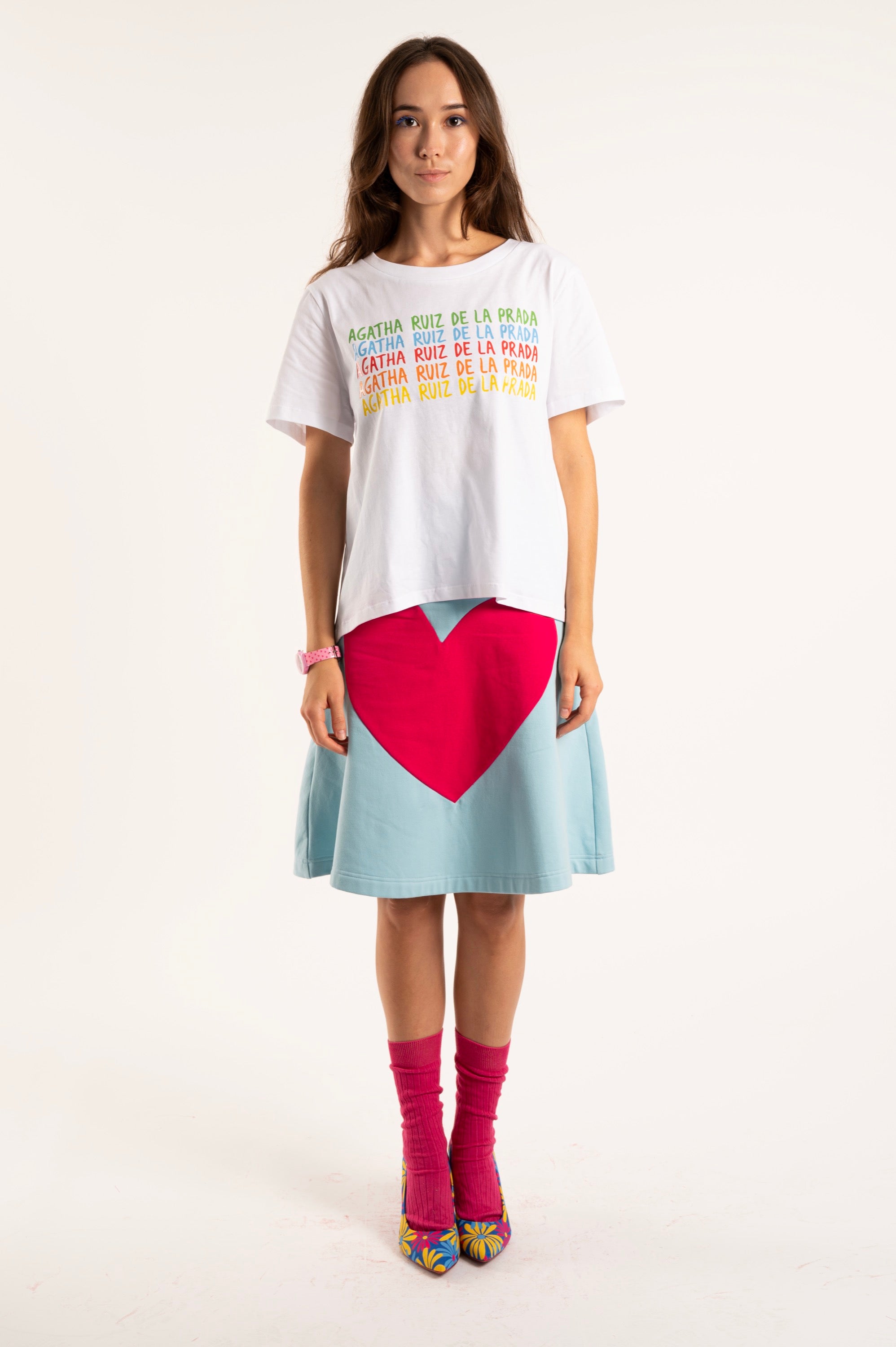 T-shirt blanc Agatha Ruiz de la Prada