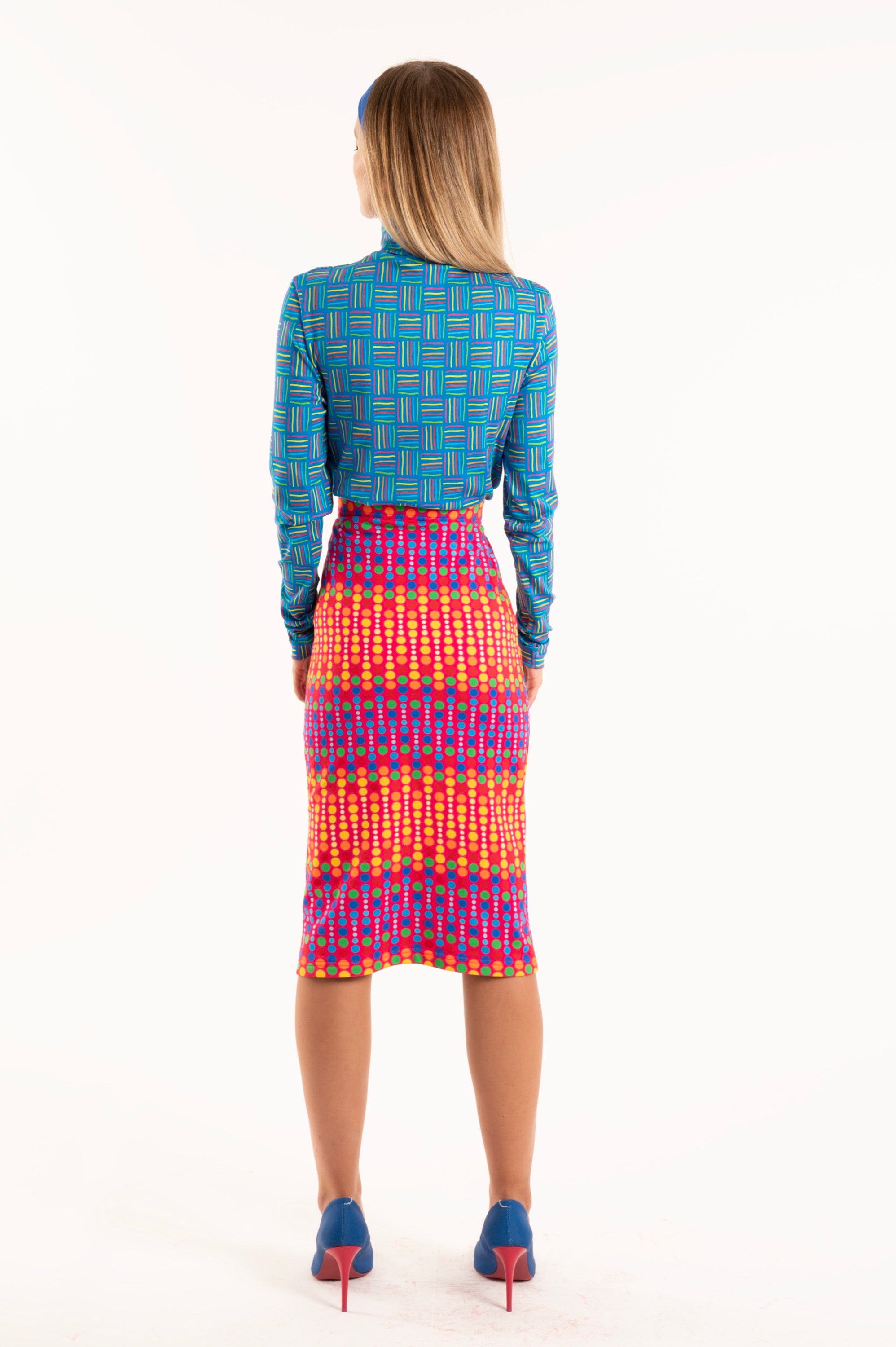 CAMISETA CA RAYAS COLORES CREMALLERA