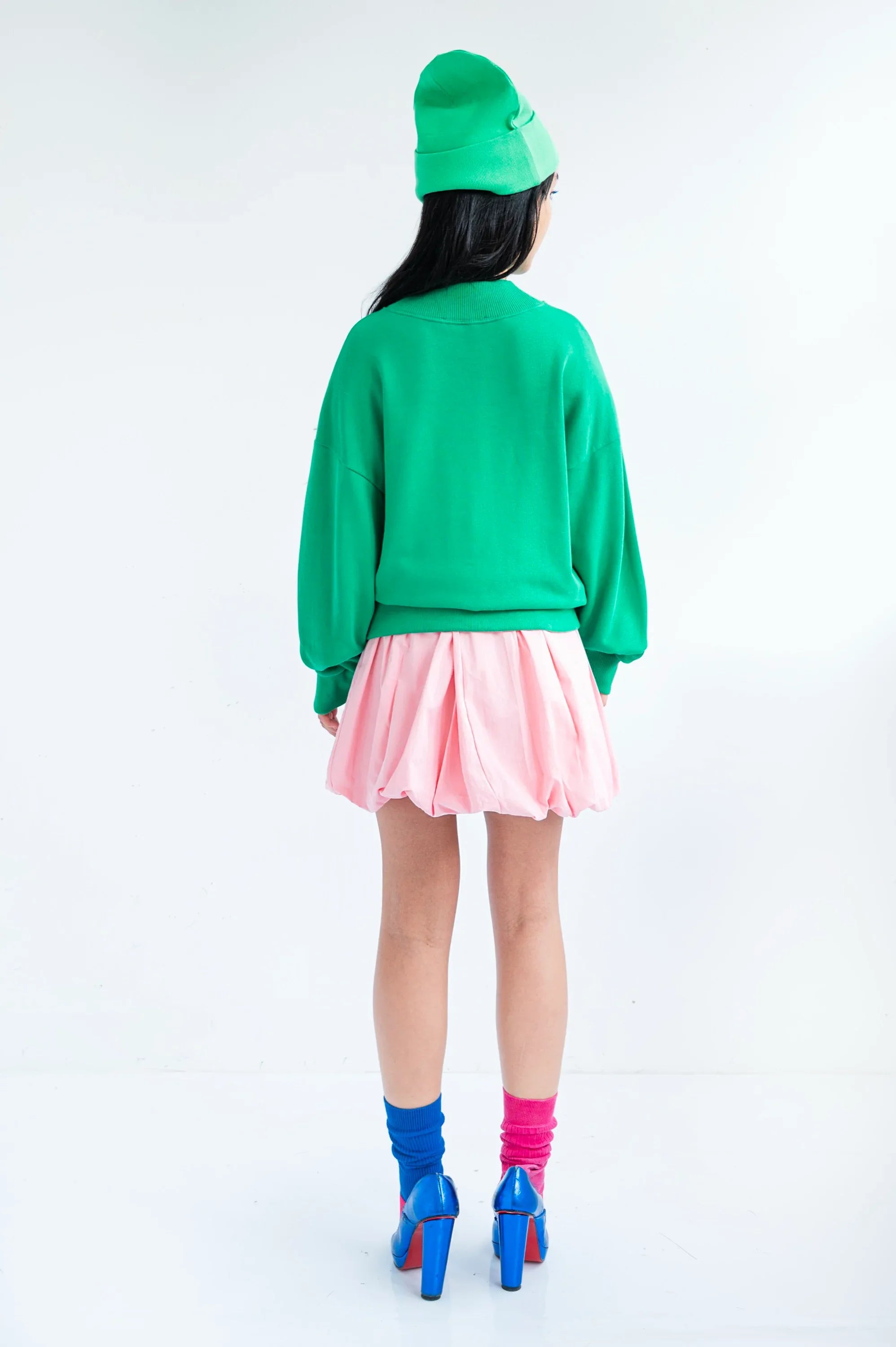 SUDADERA VERDE ROMBOS - Agatha Ruiz de la Prada