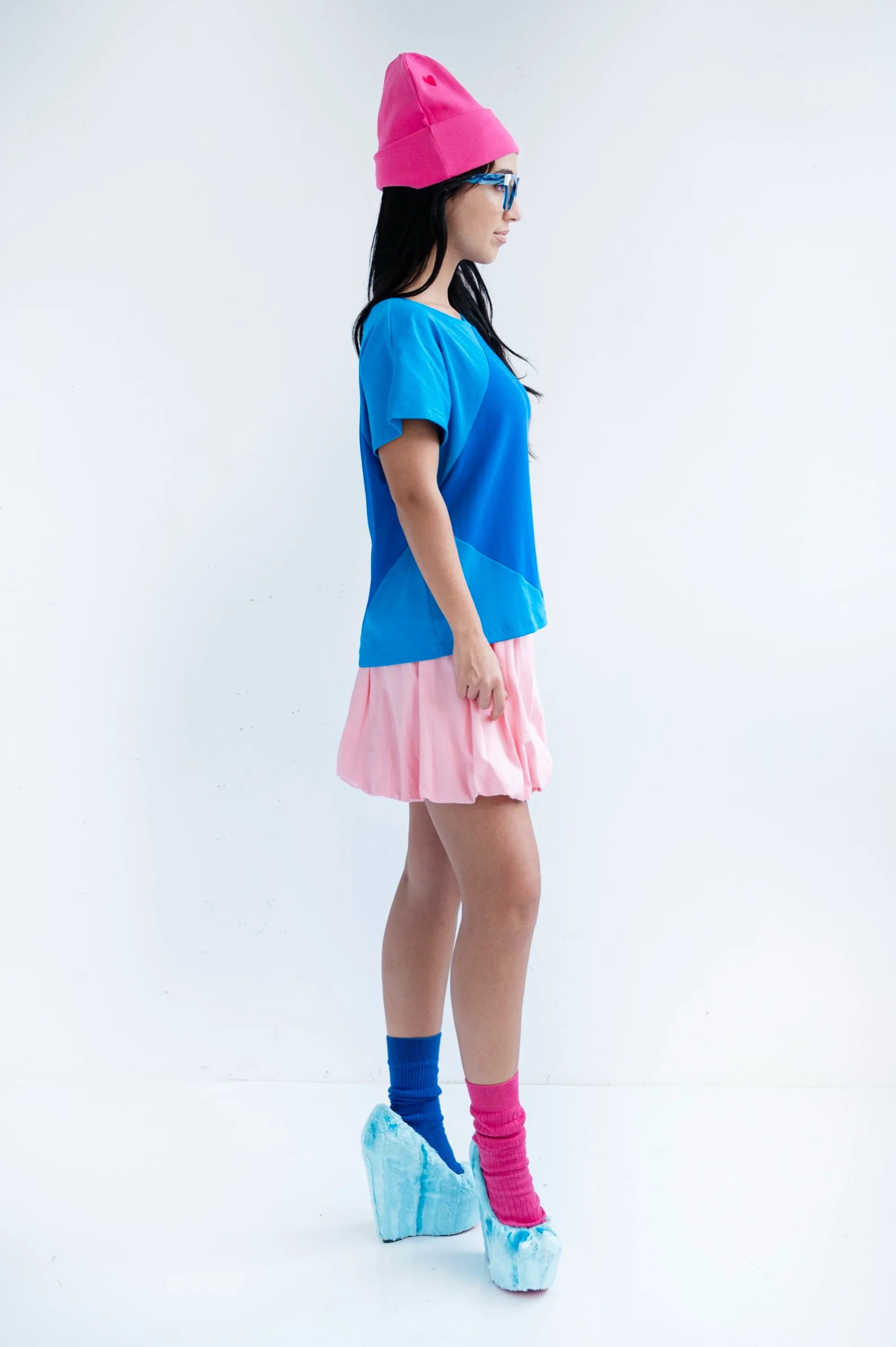CAMISETA AZUL ROMBO - Agatha Ruiz de la Prada