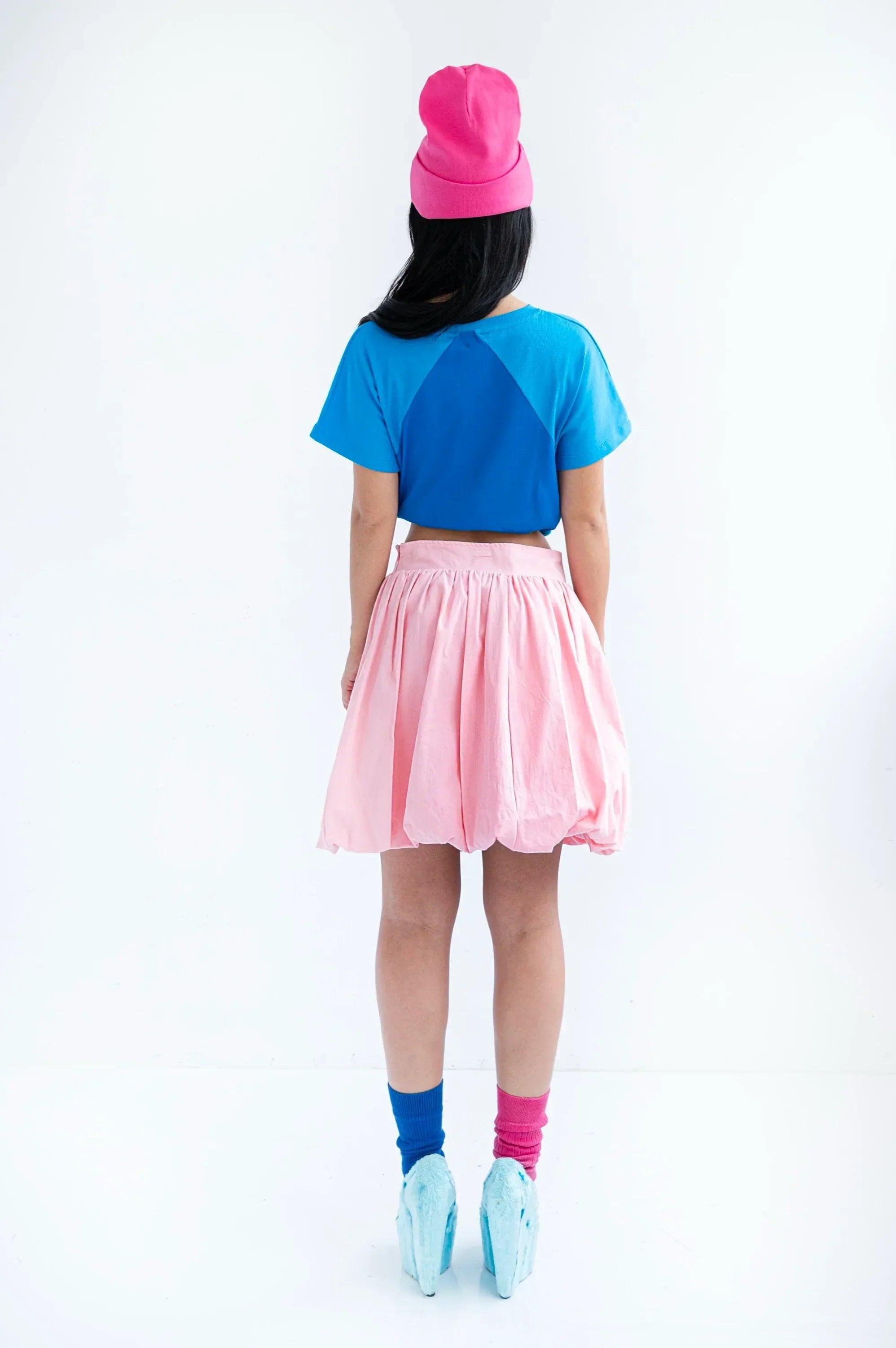 FALDA GLOBO CORTA ROSA - Agatha Ruiz de la Prada