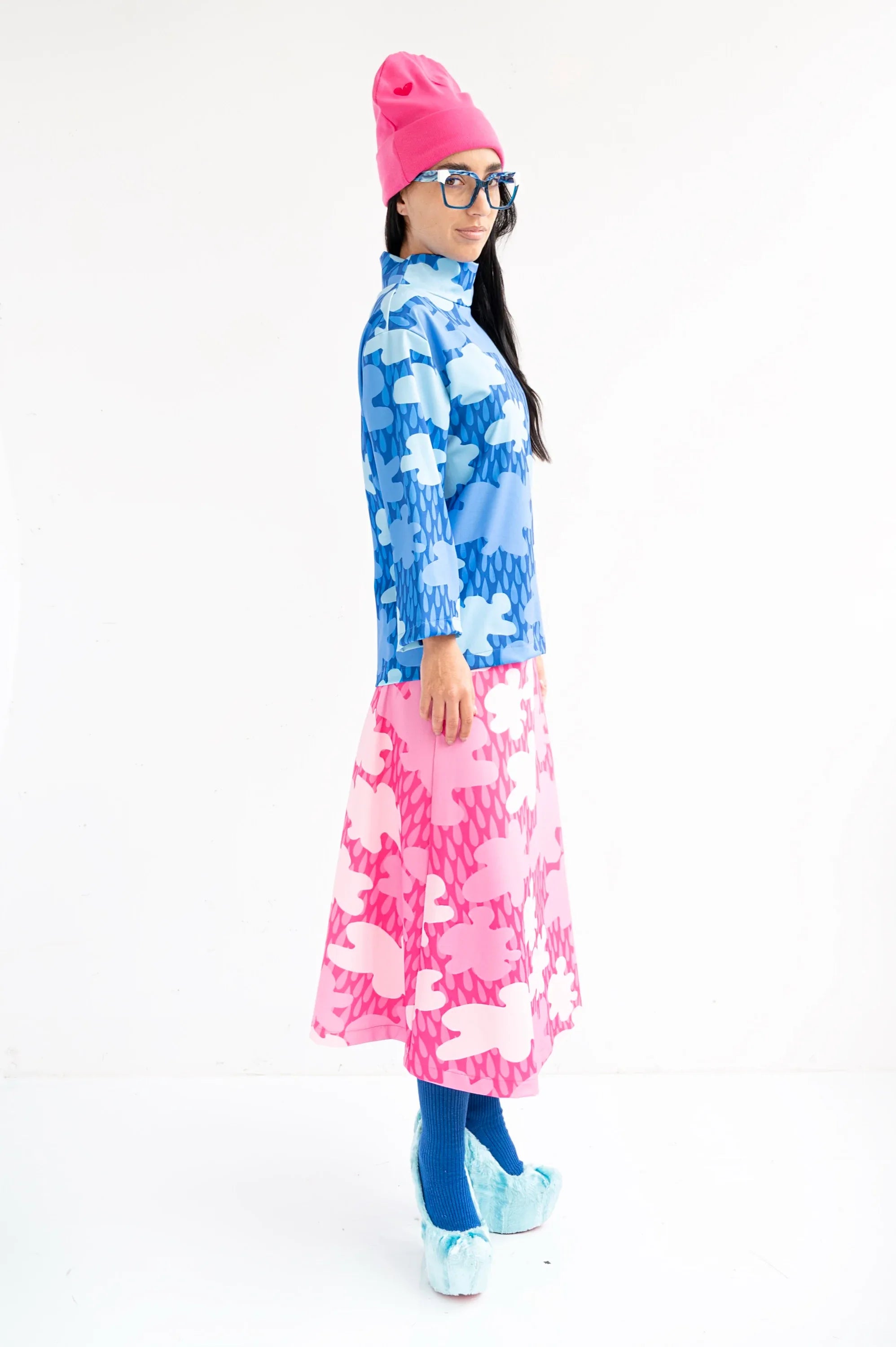 CUERPO ESTAMPADO NUBES AZUL - Agatha Ruiz de la Prada