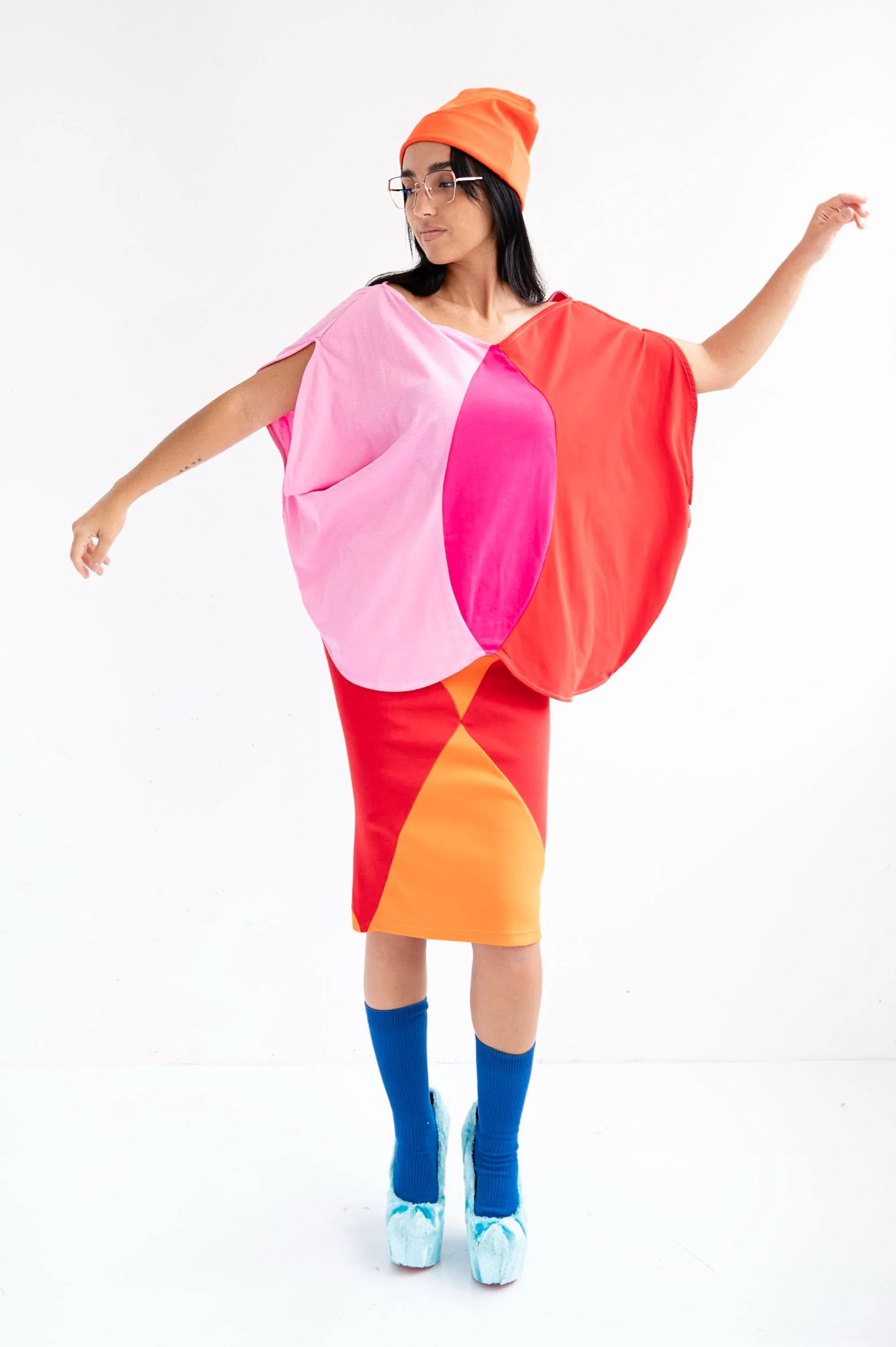 TOP CAMISETA CIRCULOS ROSA FUCSIA - Agatha Ruiz de la Prada