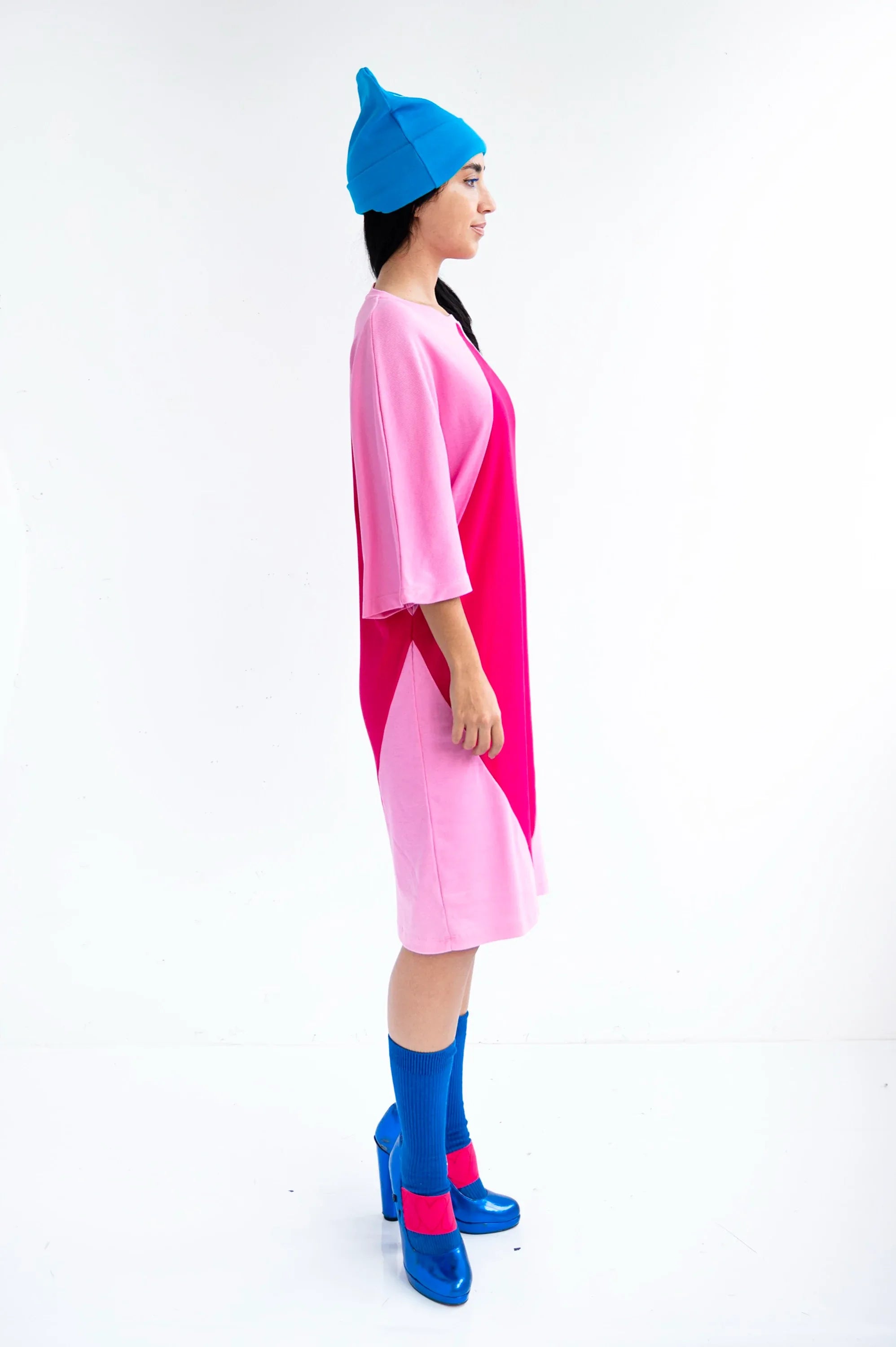 VESTIDO ROSA ROMBO - Agatha Ruiz de la Prada