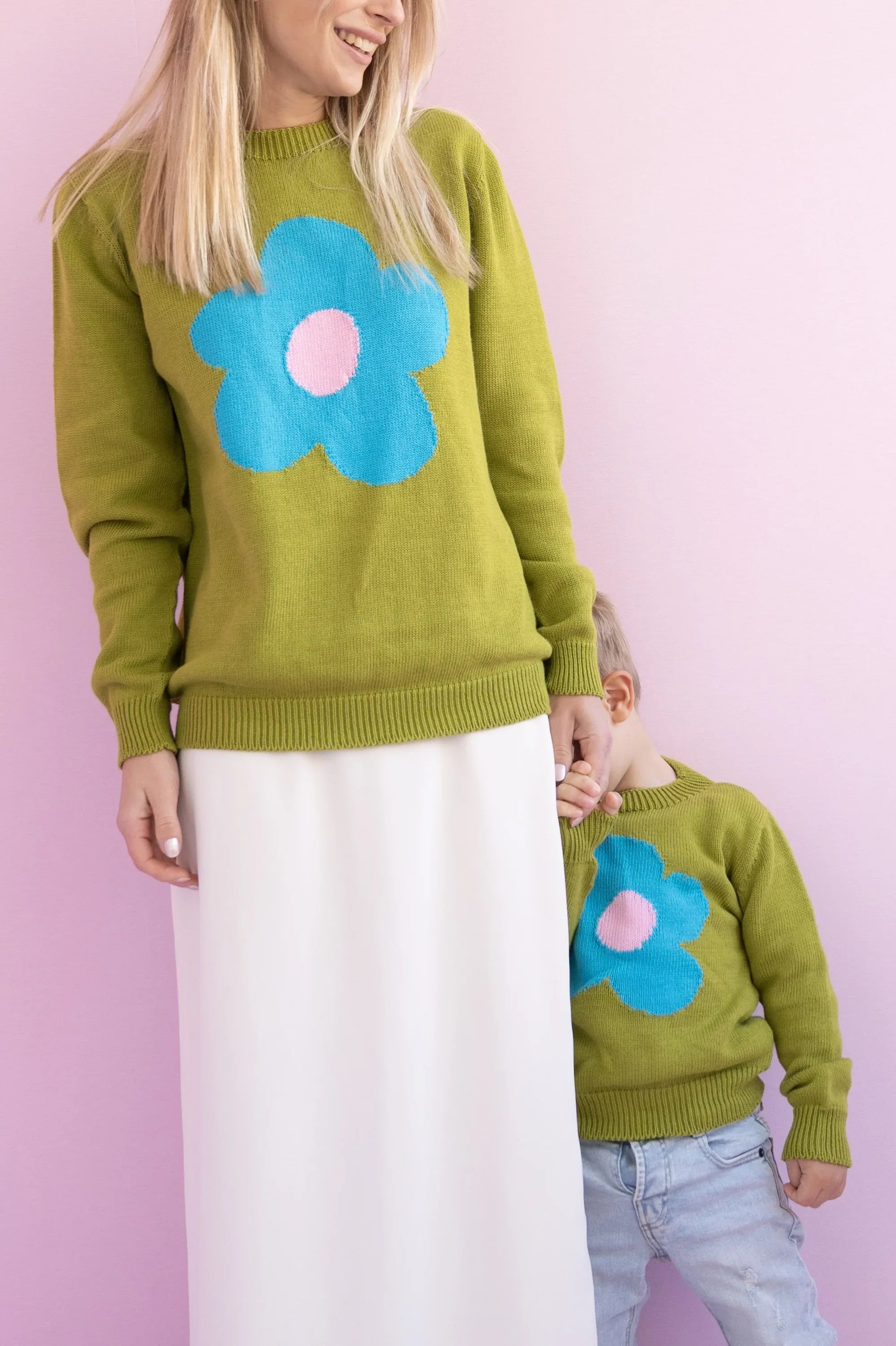 JERSEY ALGODON MUJER VERDE FLOR - Agatha Ruiz de la Prada