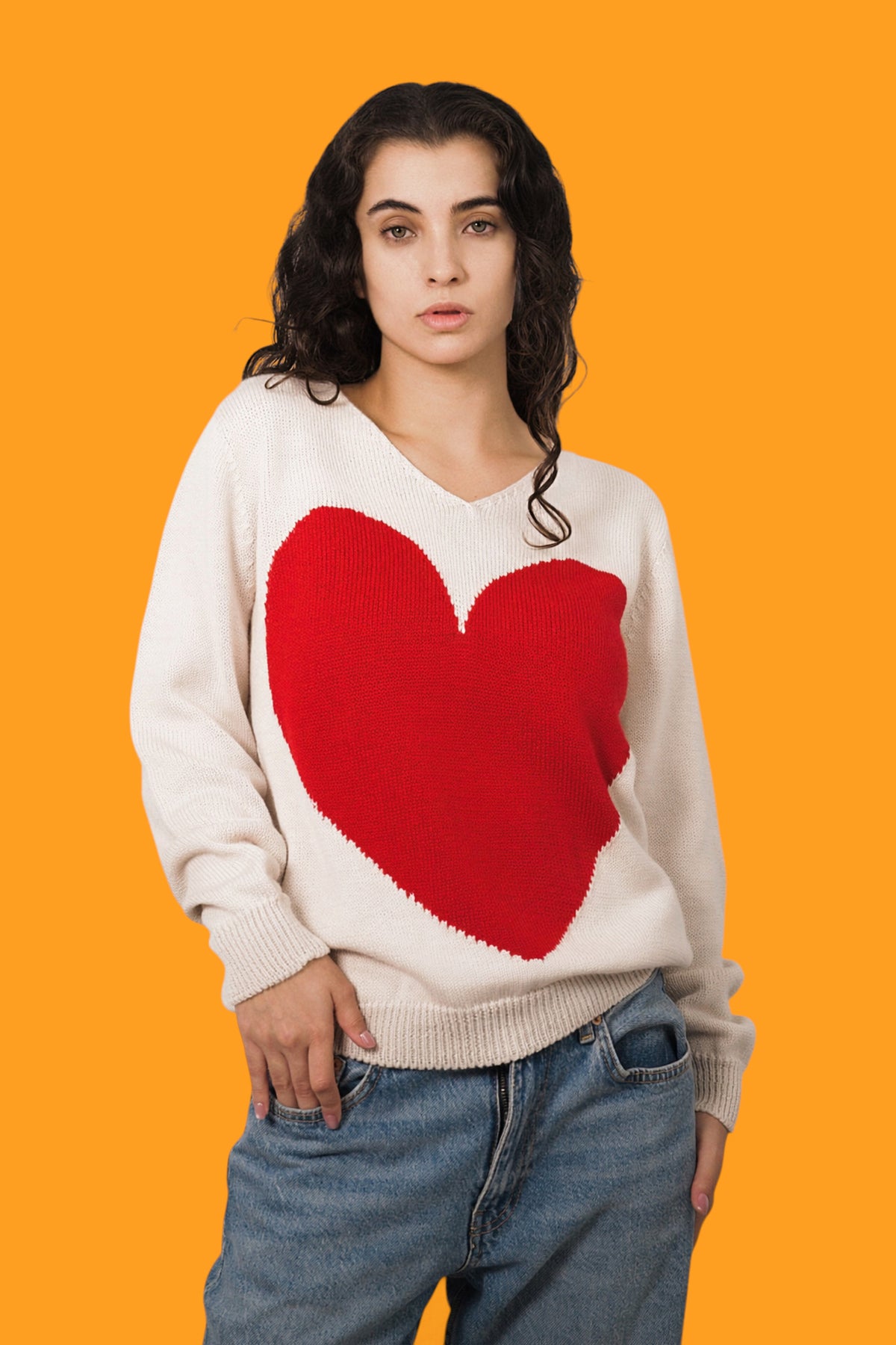 JERSEY CORAZON ROJO