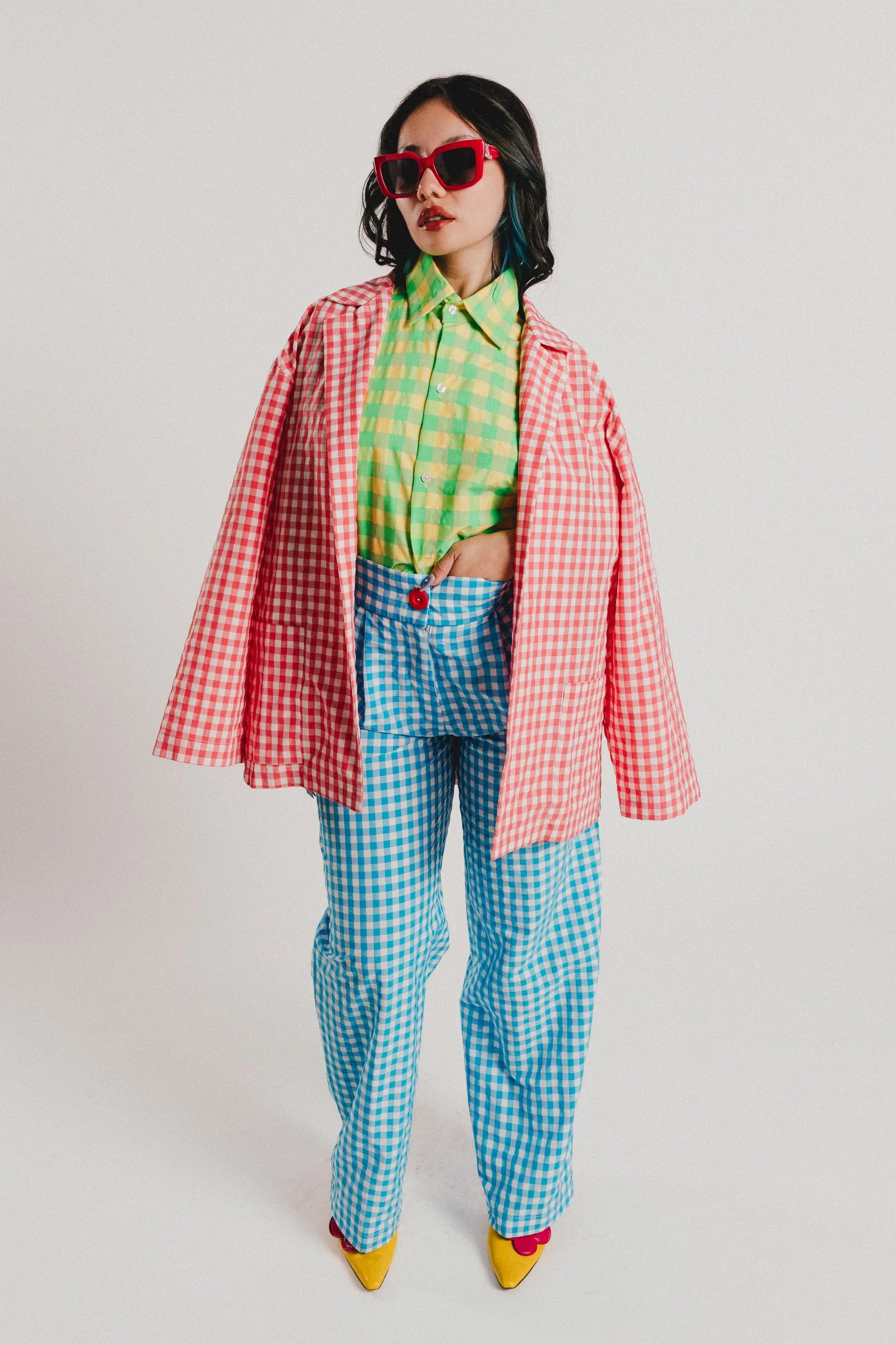 AMERICANA ROJA VICHY ABIERTA - Agatha Ruiz de la Prada