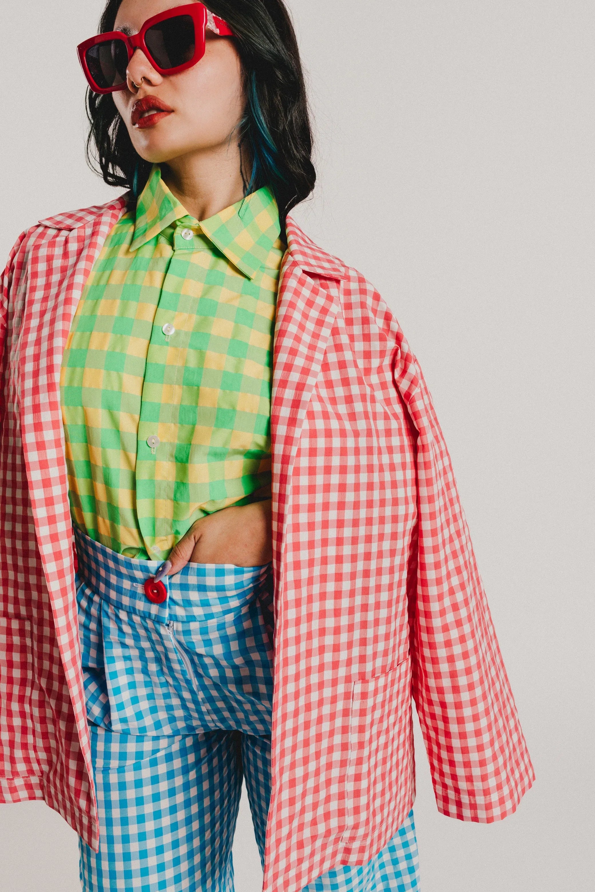 AMERICANA ROJA VICHY ABIERTA - Agatha Ruiz de la Prada