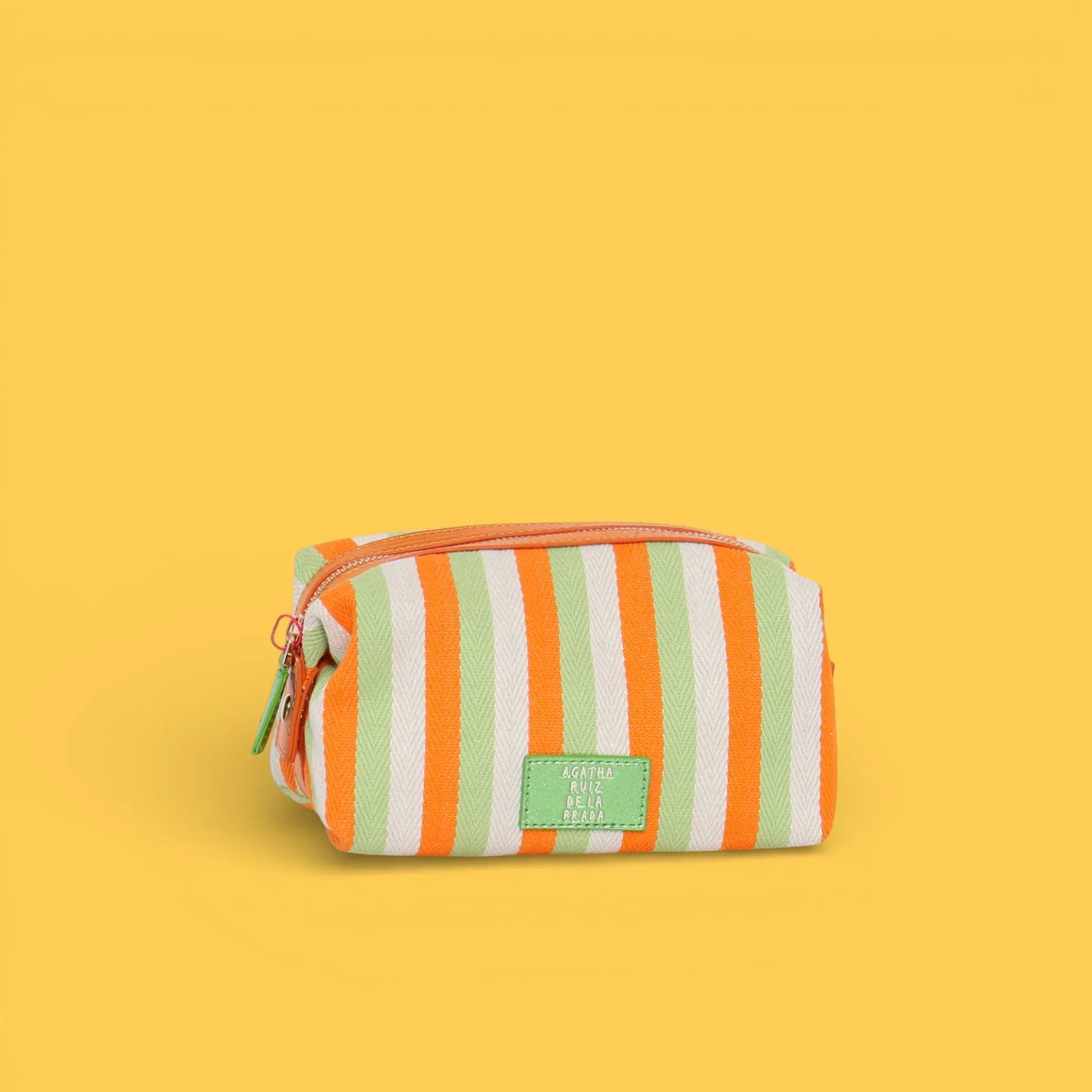 NECESESER LONA LINEAS NARANJA - Agatha Ruiz de la Prada