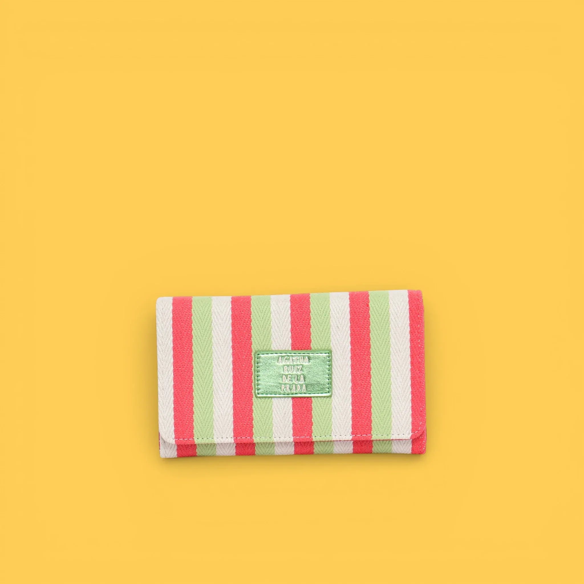 MONEDERO LONA LINEAS ROSA - Agatha Ruiz de la Prada