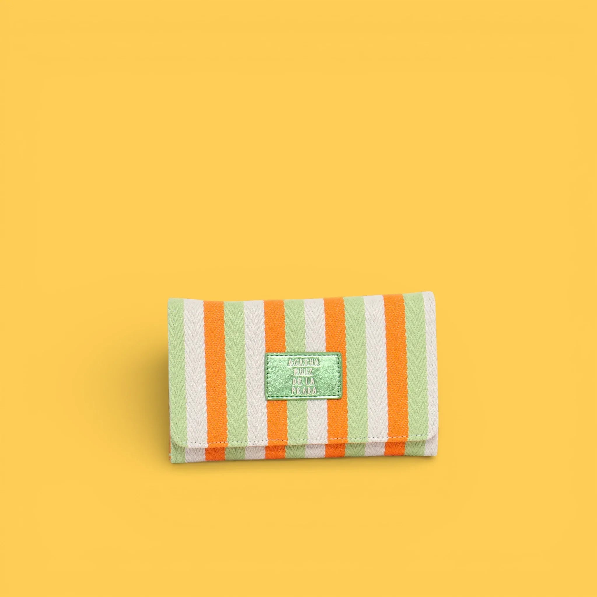 MONEDERO LONA LINEAS NARANJA - Agatha Ruiz de la Prada