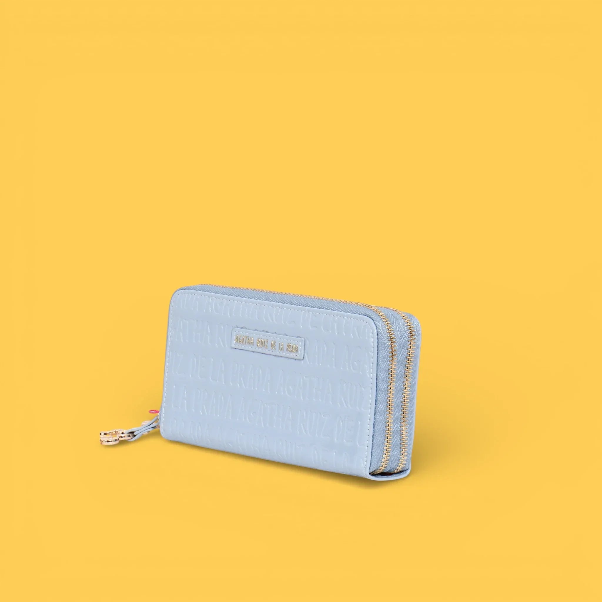 BILLETERO CHAROL LOGO AZUL - Agatha Ruiz de la Prada