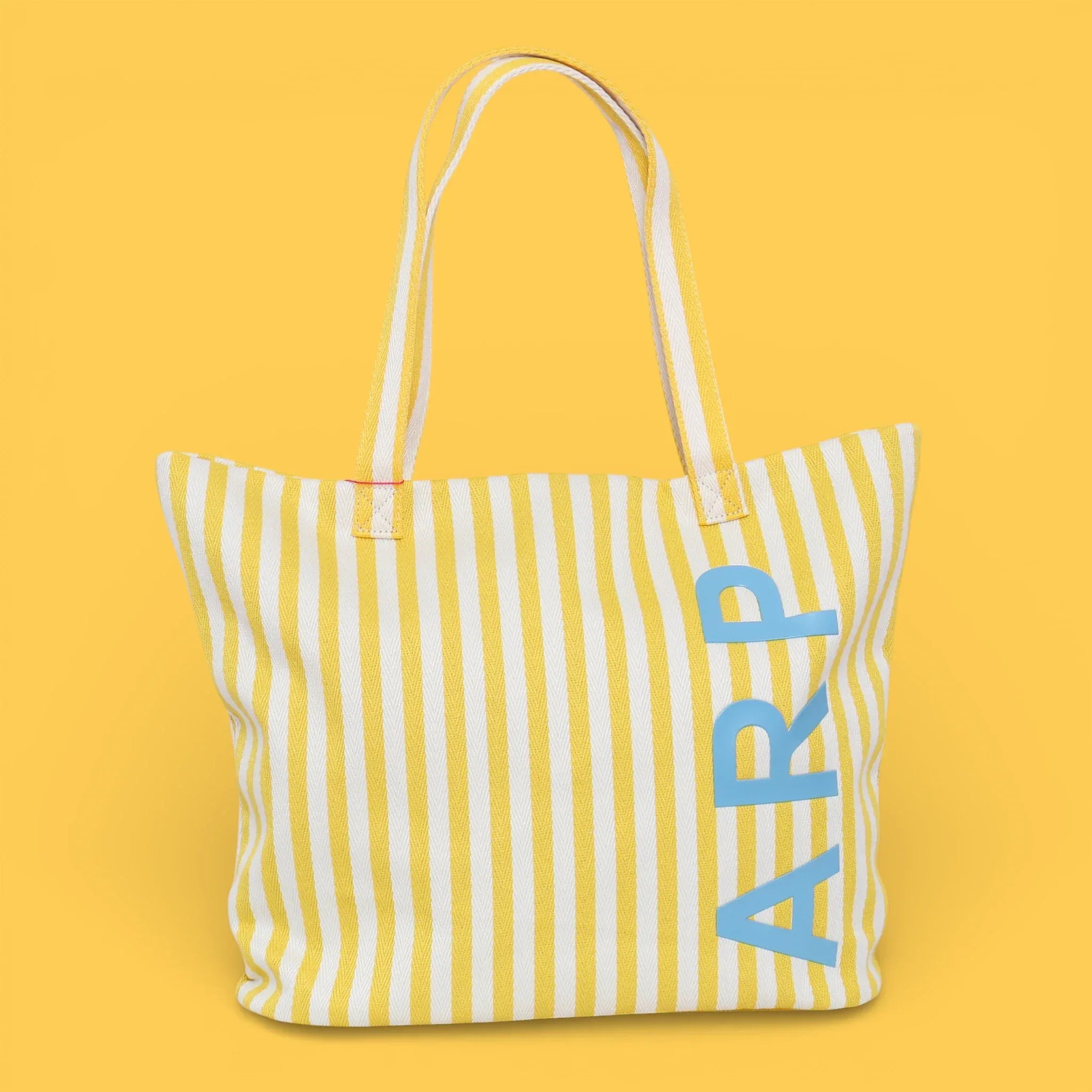 TOTE PLAYA RAYAS AMARILLO - Agatha Ruiz de la Prada