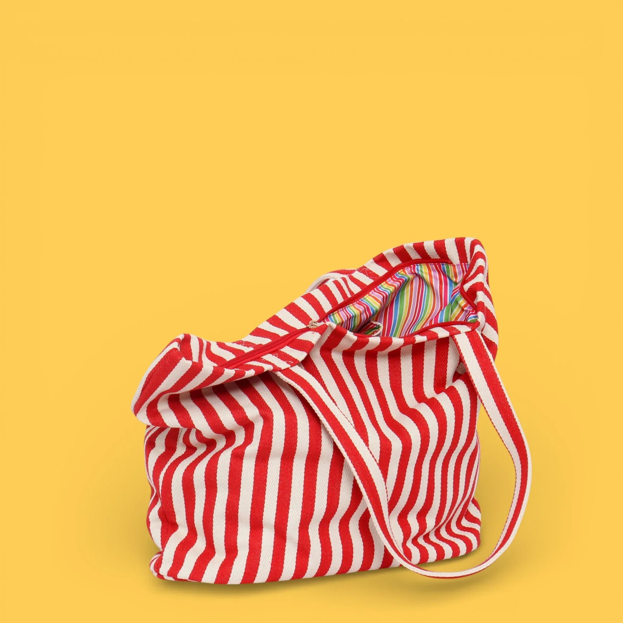 TOTE PLAYA RAYAS ROJO - Agatha Ruiz de la Prada