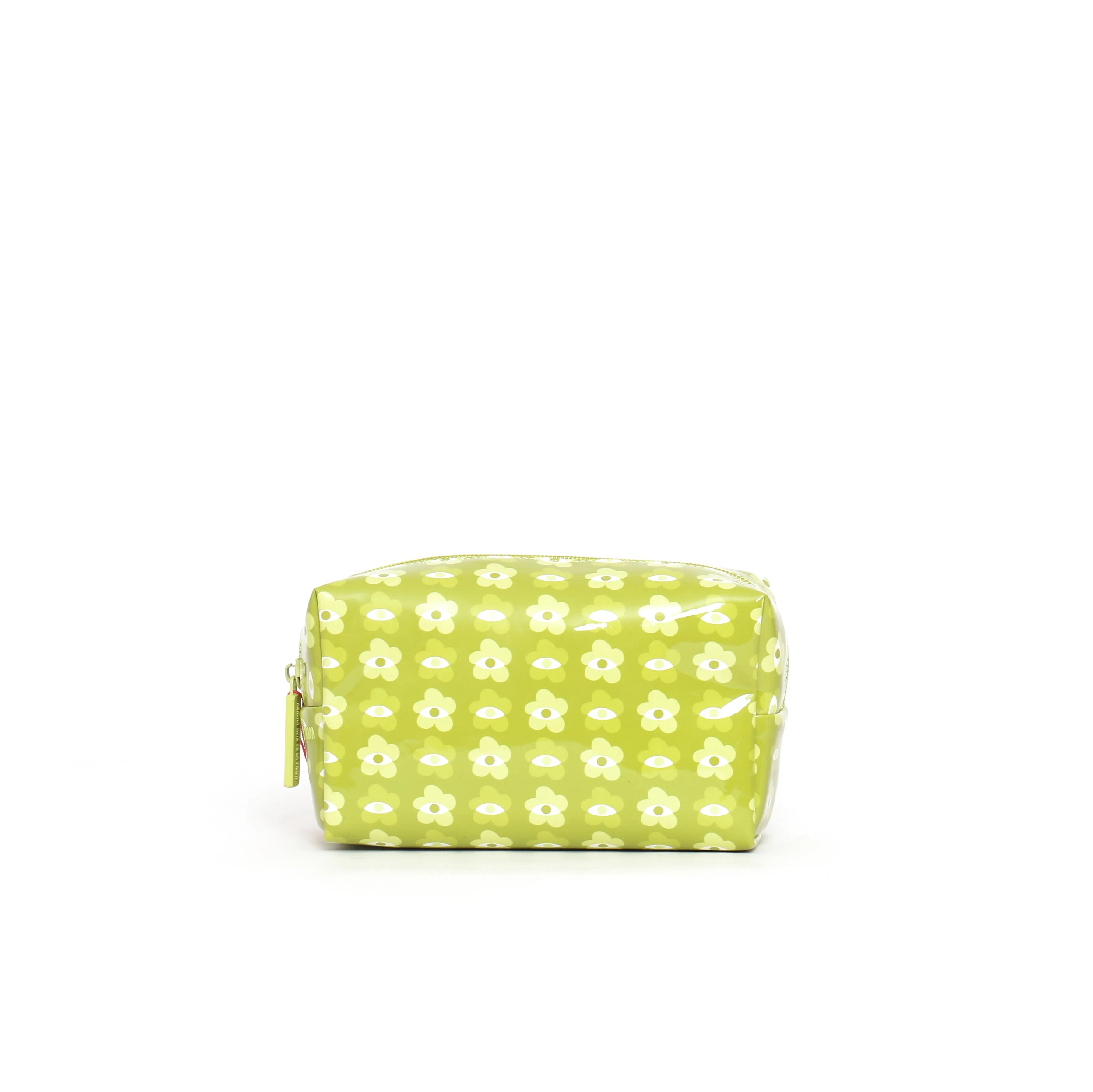 Trousse petite imprimée vert pistache
