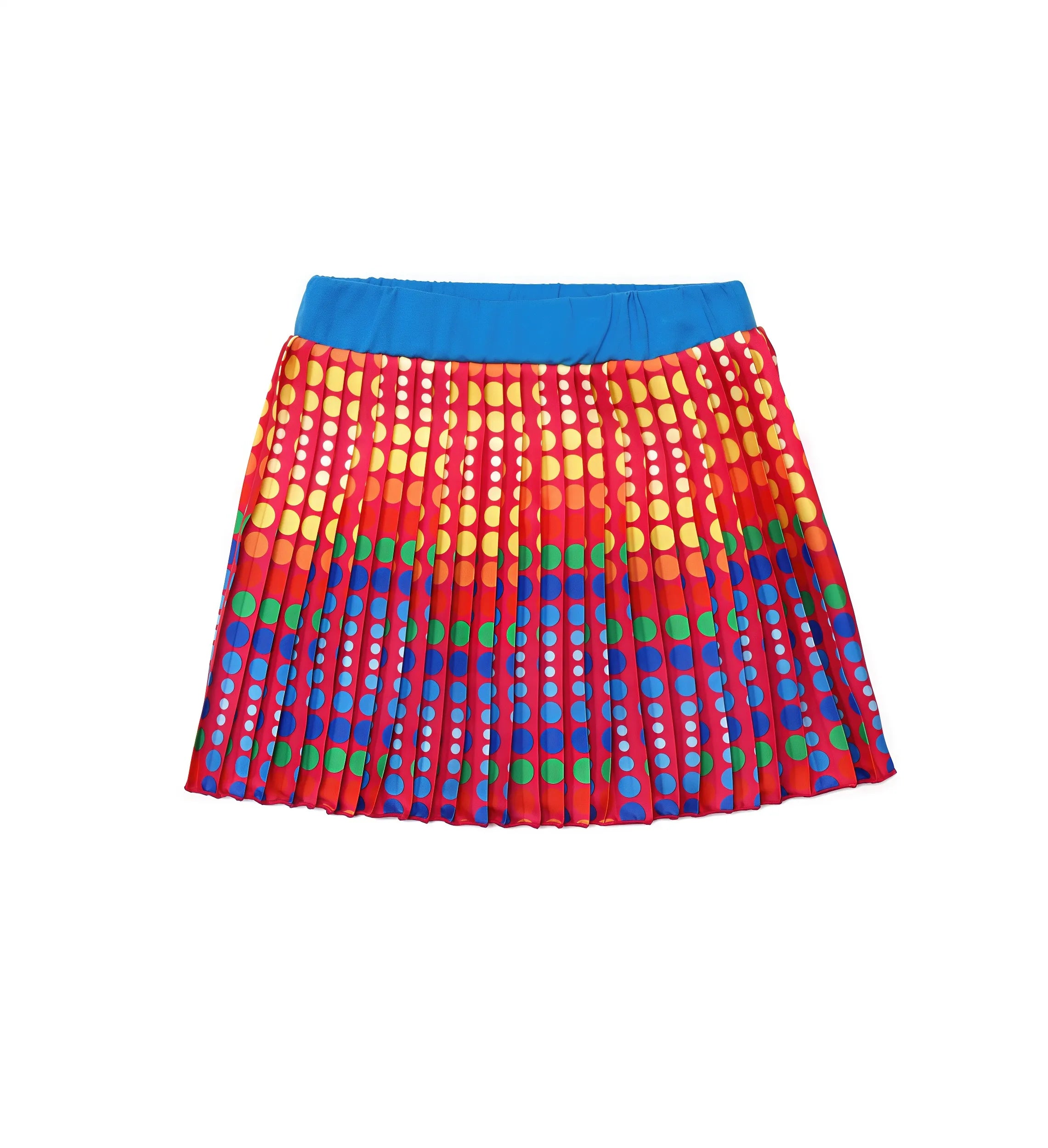 Jupe à pois multicolore