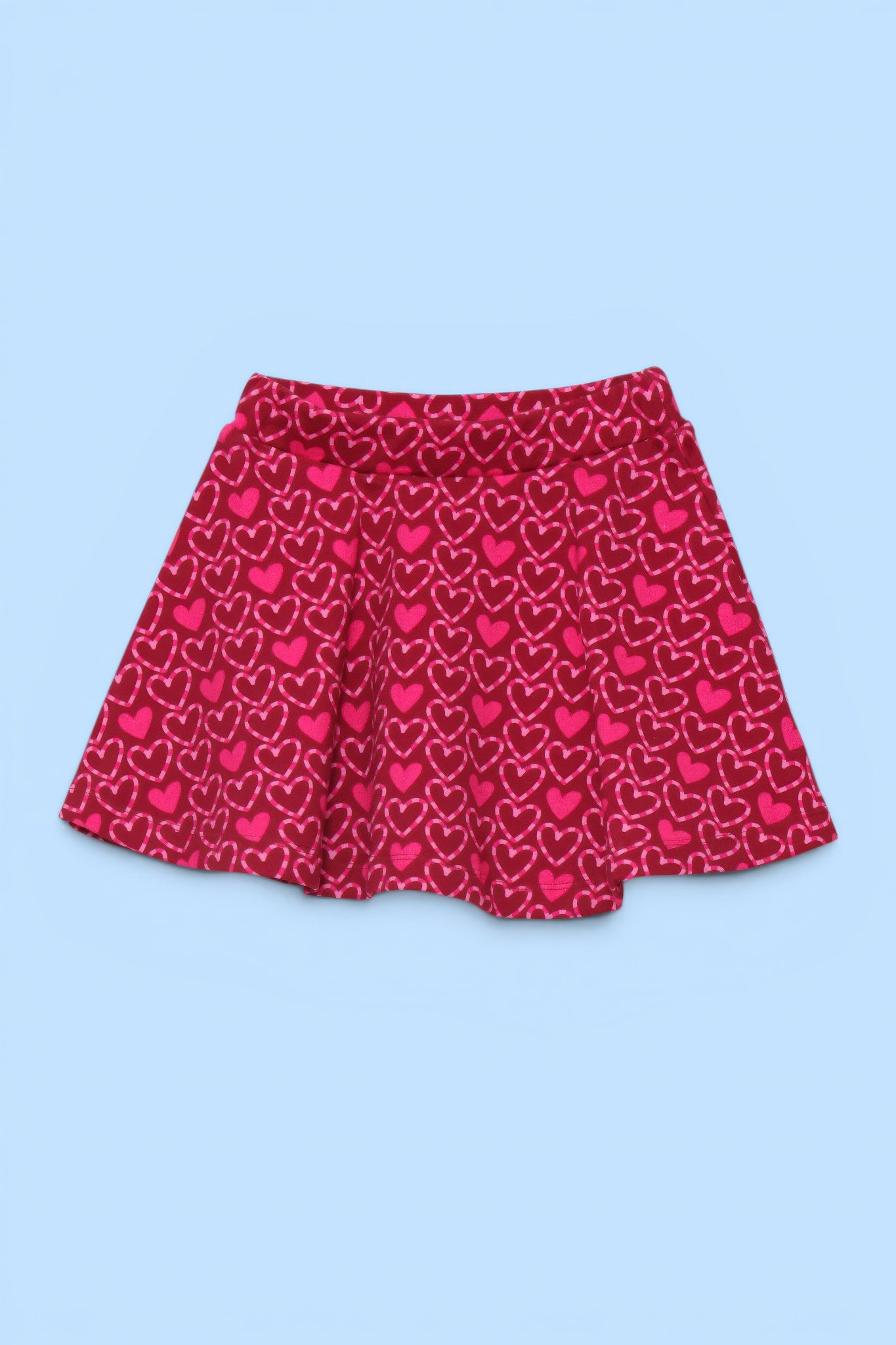 SKIRT WITH FUCHSIA HEARTS