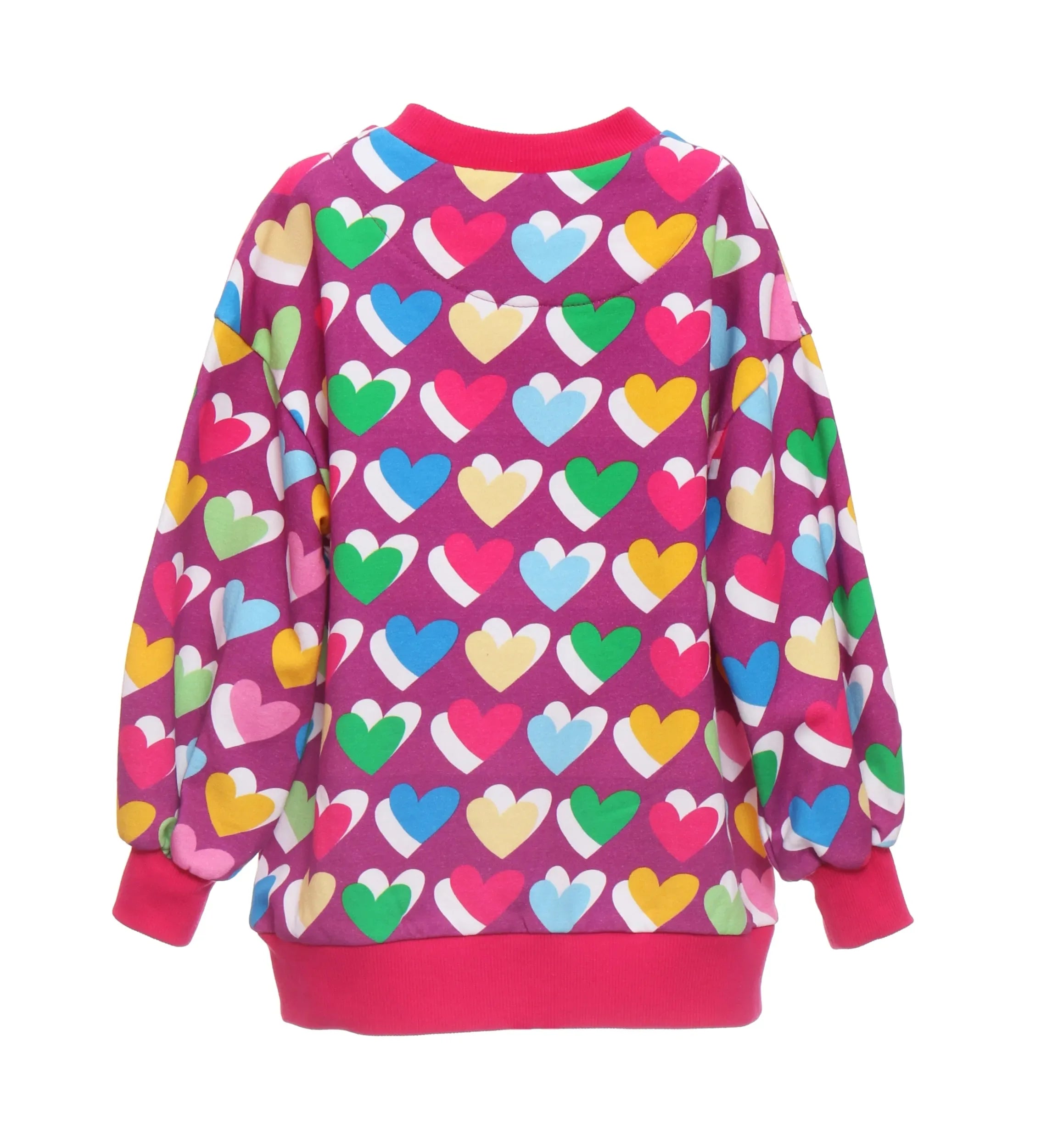 SUDADERA CORAZONES COLORES - Agatha Ruiz de la Prada