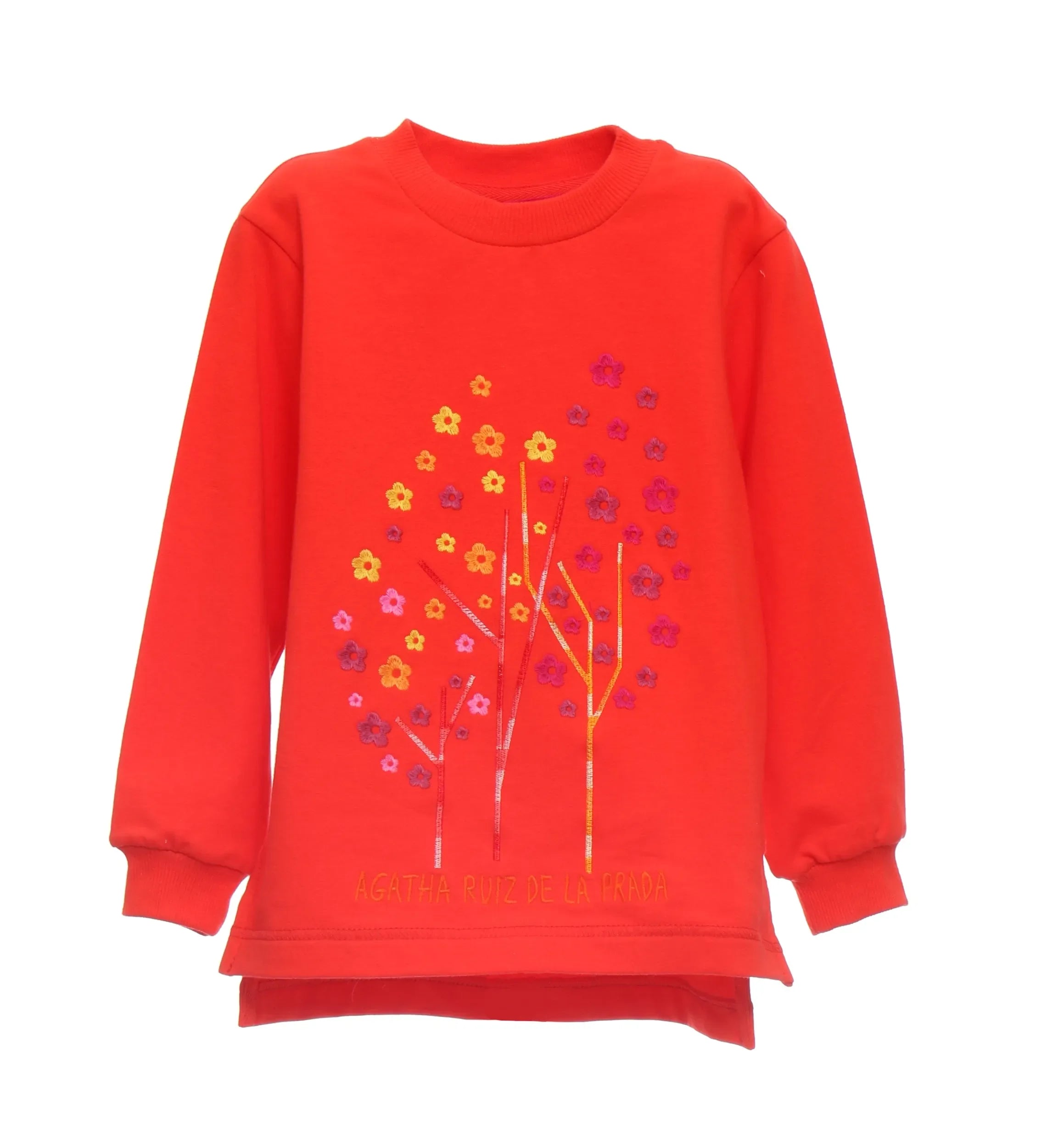 SUDADERA NARANJA ARBOLES - Agatha Ruiz de la Prada