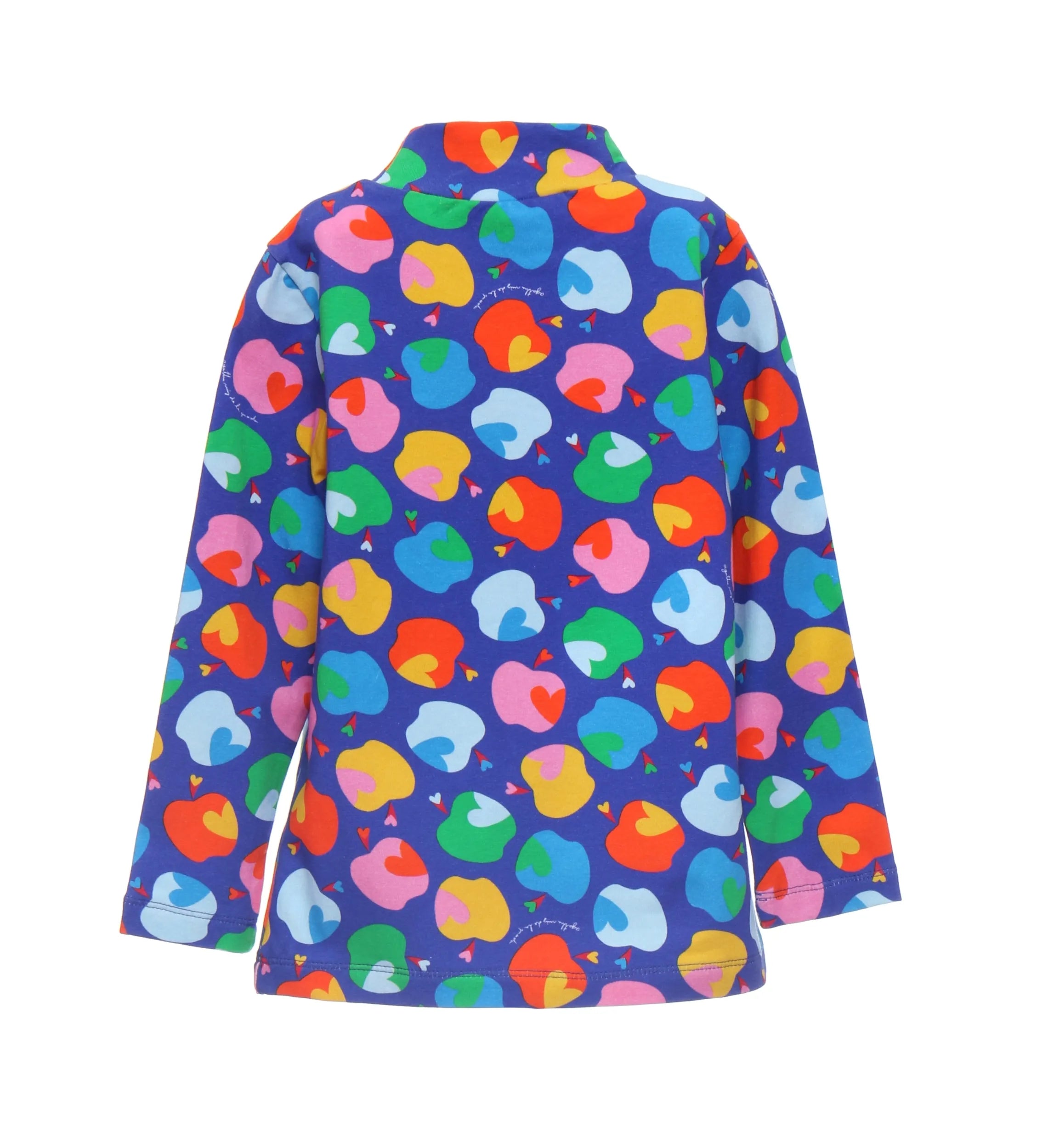 CAMISETA CUELLO ALTO MANZANAS