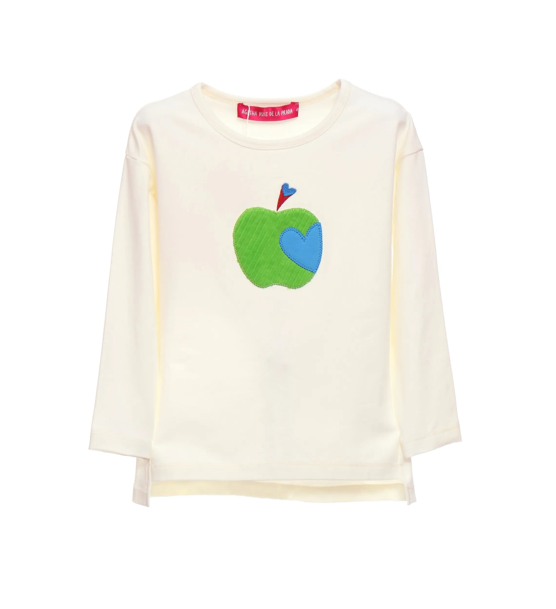 WHITE APPLE T-SHIRT