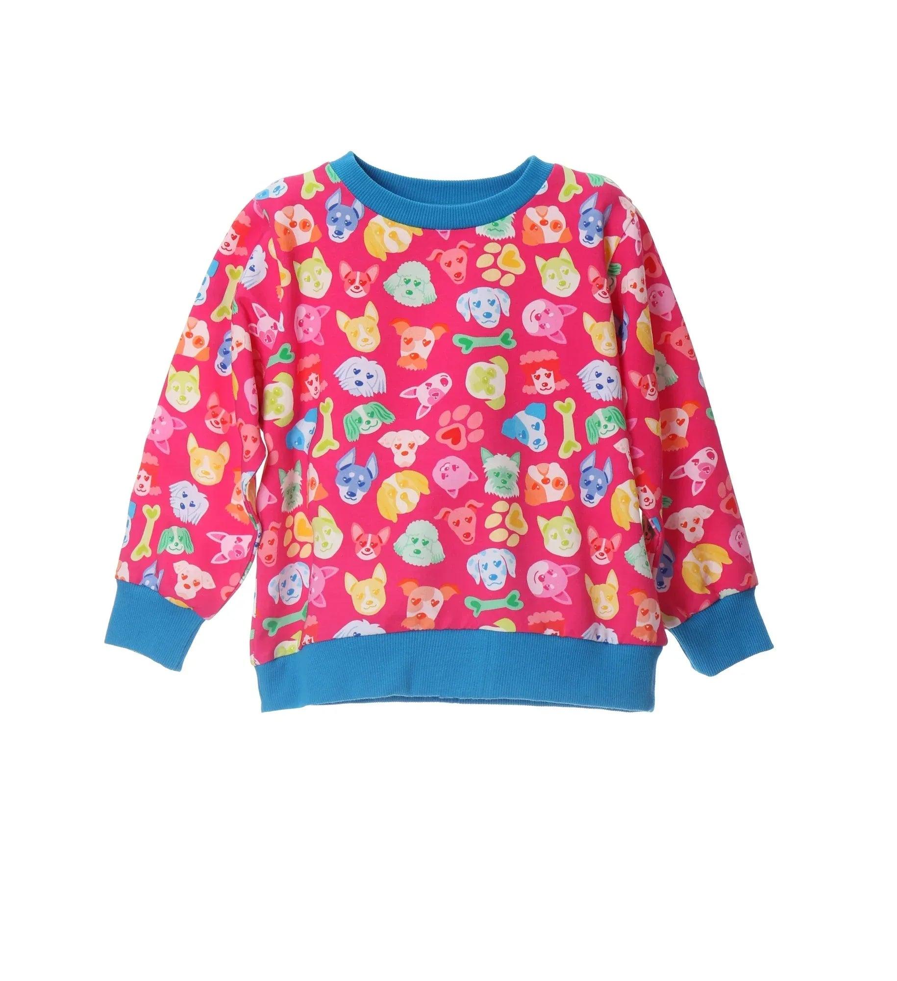SUDADERA ESTAMPADA PERRITOS COLORES - Agatha Ruiz de la Prada