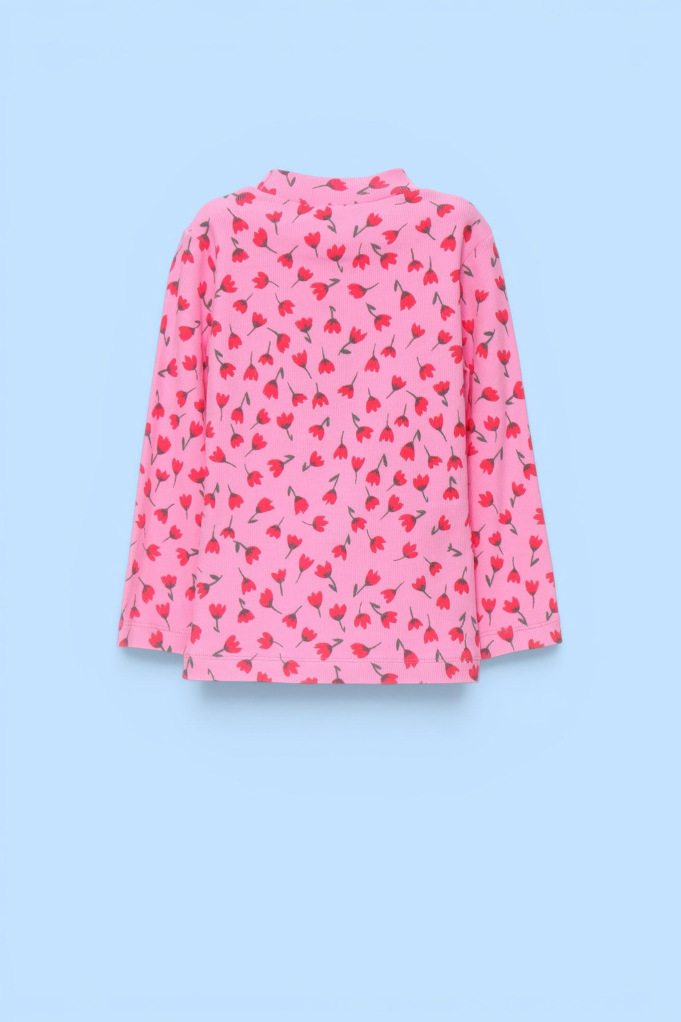 CAMISETA CANALE ROSA ESTAMPADO TULIPANES