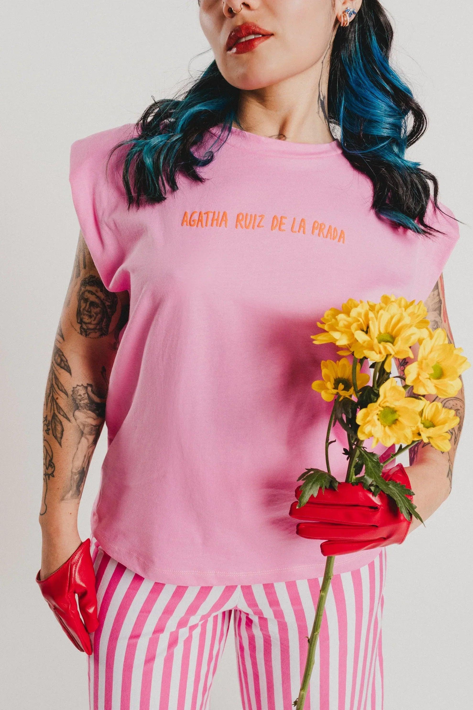 CAMISETA ROSA HOMBRERAS ARP - Agatha Ruiz de la Prada