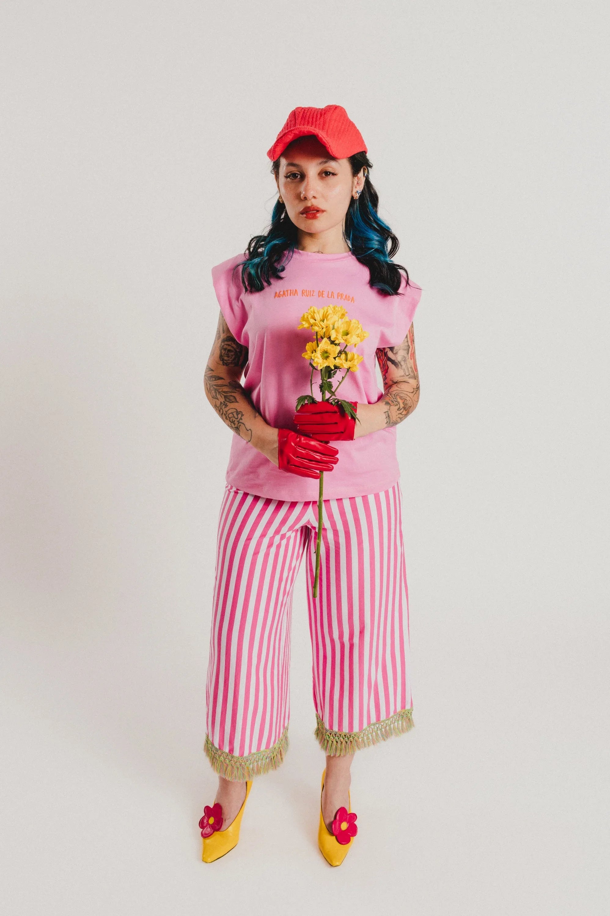 CAMISETA ROSA HOMBRERAS ARP - Agatha Ruiz de la Prada