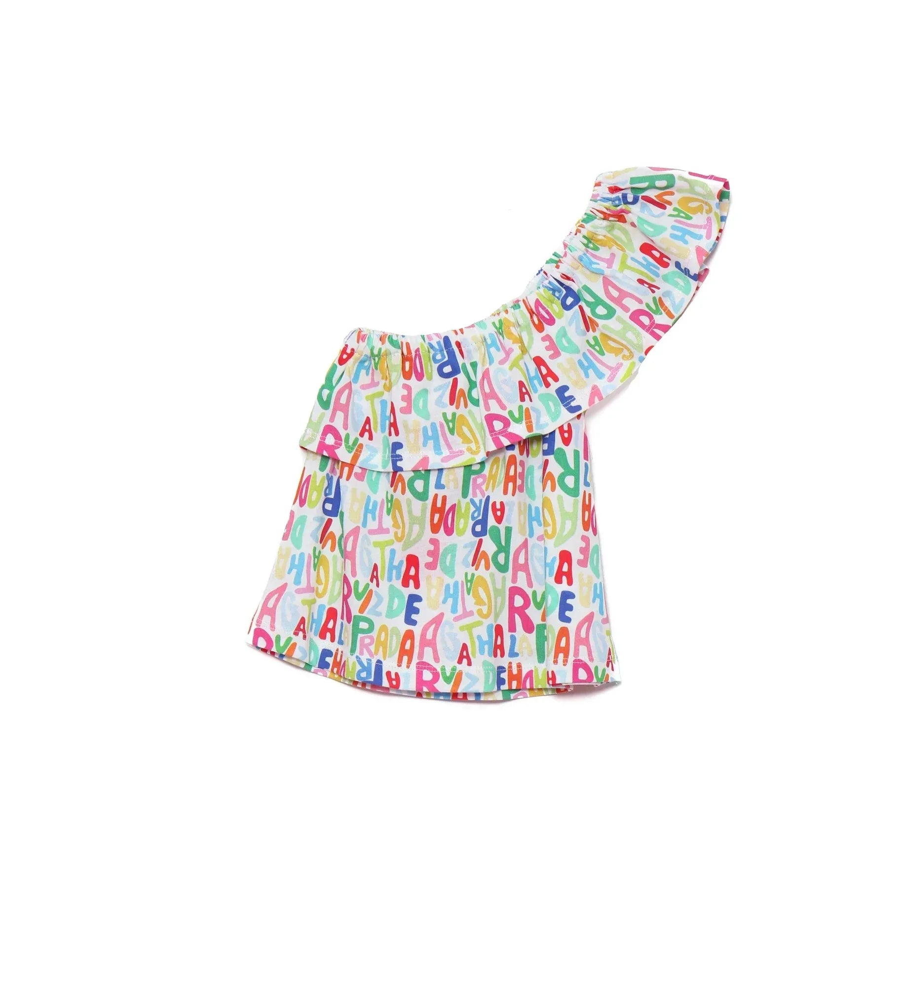 CAMISETA TURQUESA UN SOLO HOMBRO GOA - Agatha Ruiz de la Prada